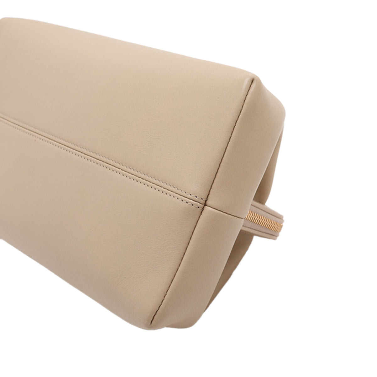 Celine Small Leather Doctor Pouch — Beige