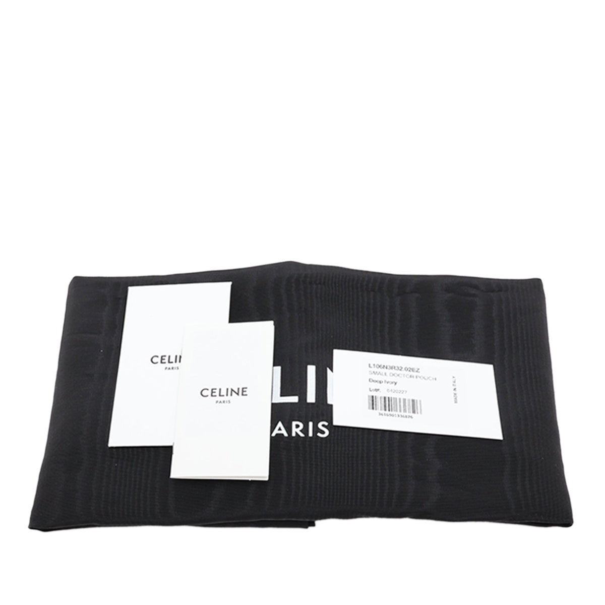 Celine Small Leather Doctor Pouch — Beige