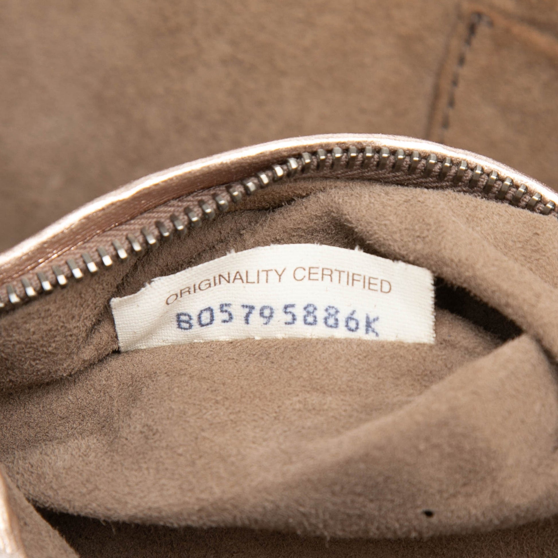 Bottega Veneta Metallic Nappa Intrecciato Nodini Crossbody