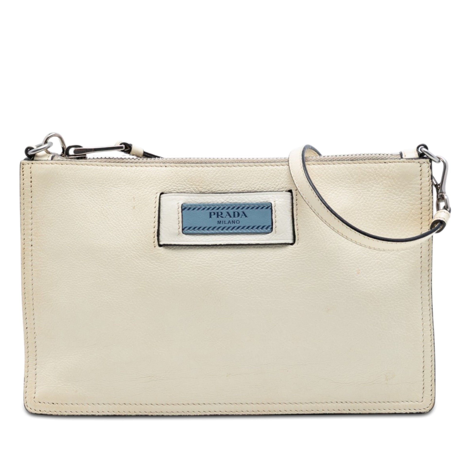 Prada Glace Calf Etiquette Crossbody
