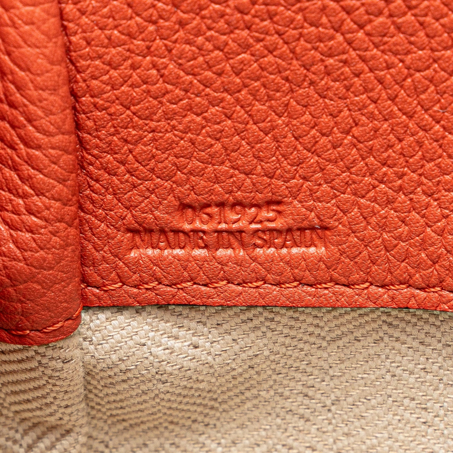 LOEWE Small Leather Hammock Satchel