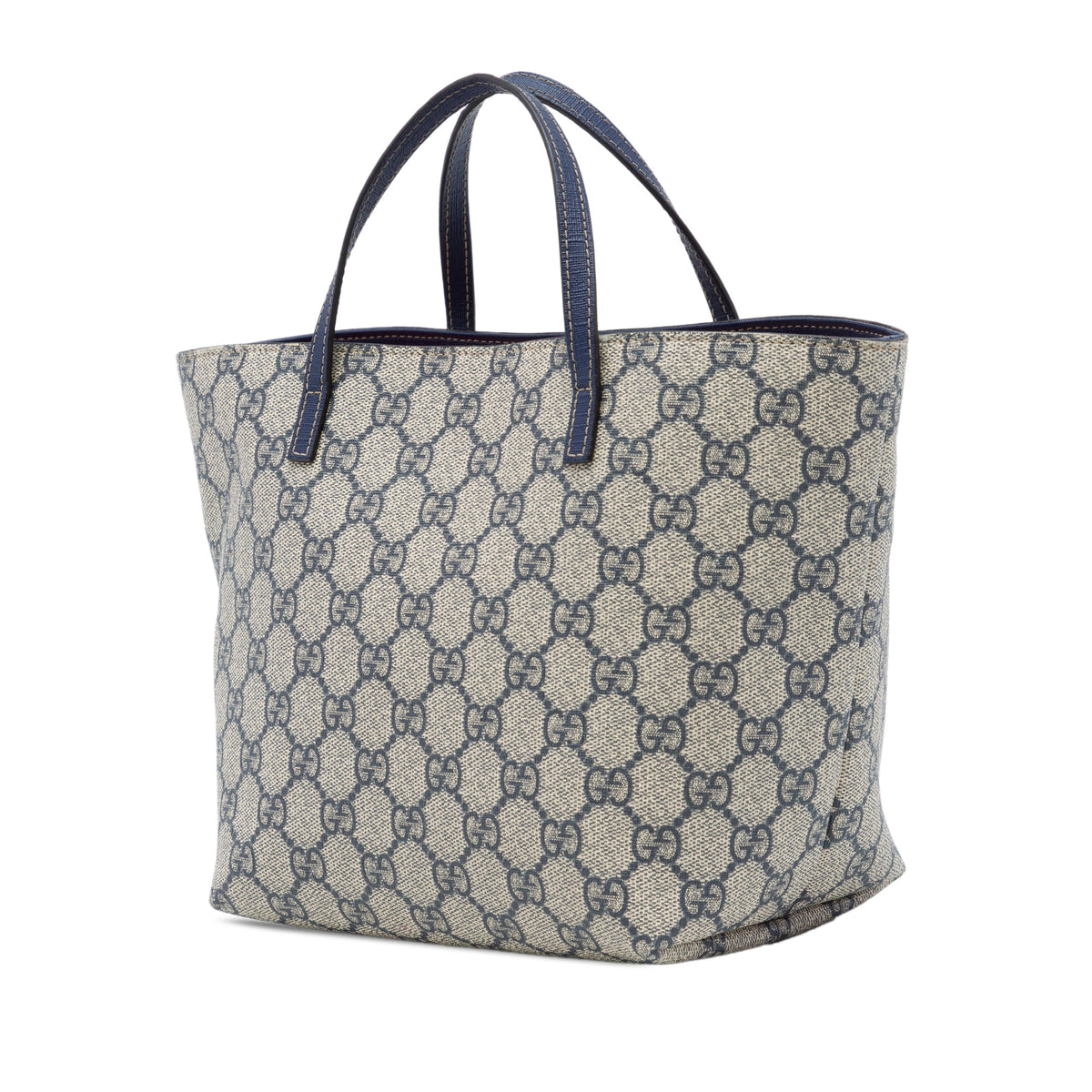 Gucci Kids GG Supreme Crab Heart Tote — Beige