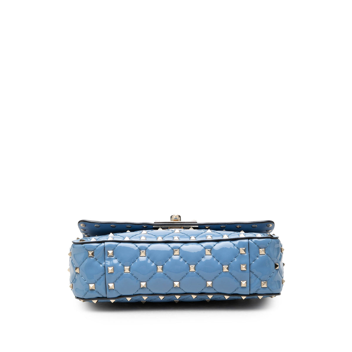 Valentino Small Patent Rockstud Spike Satchel