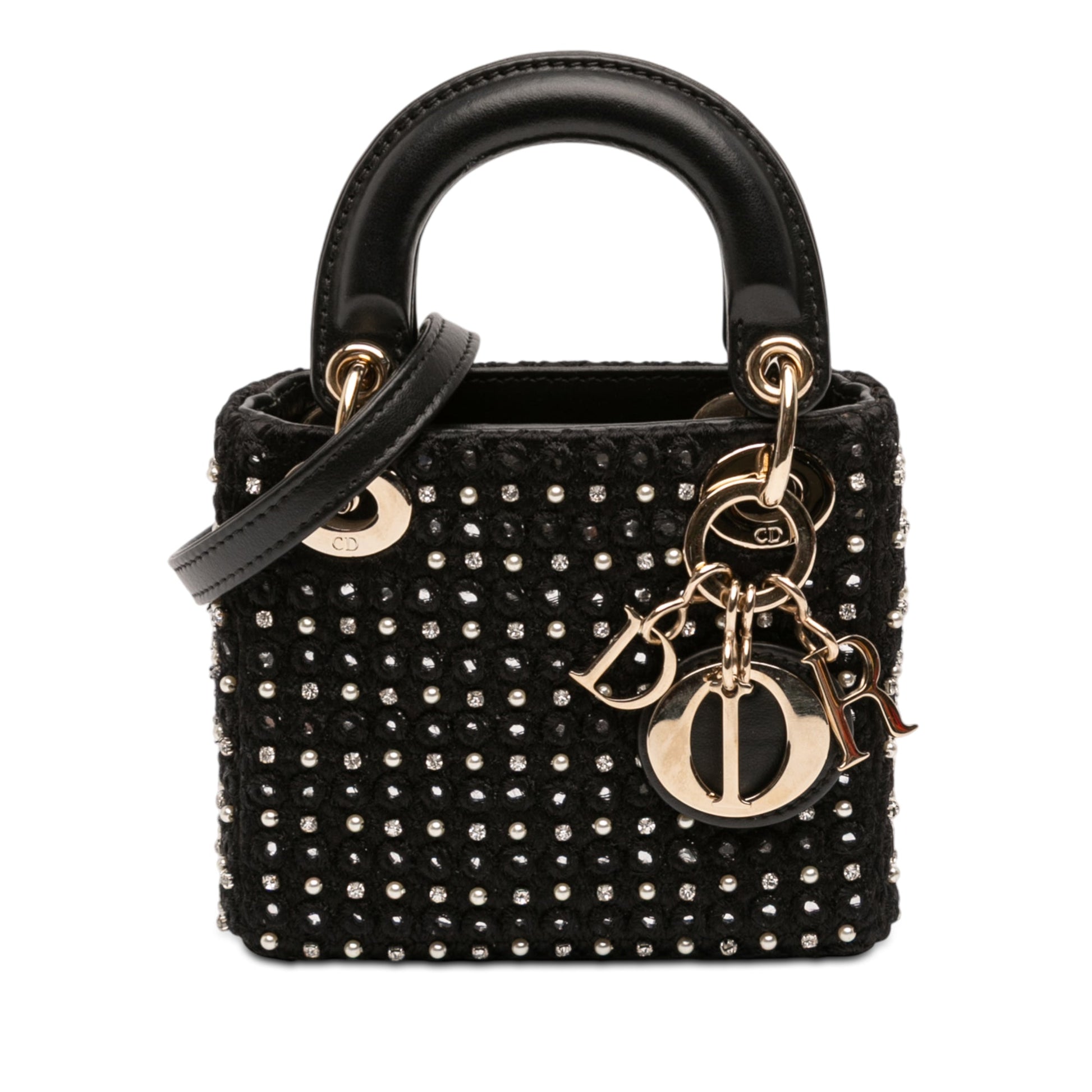 Dior Micro Satin Crystal Embellished Lady Dior