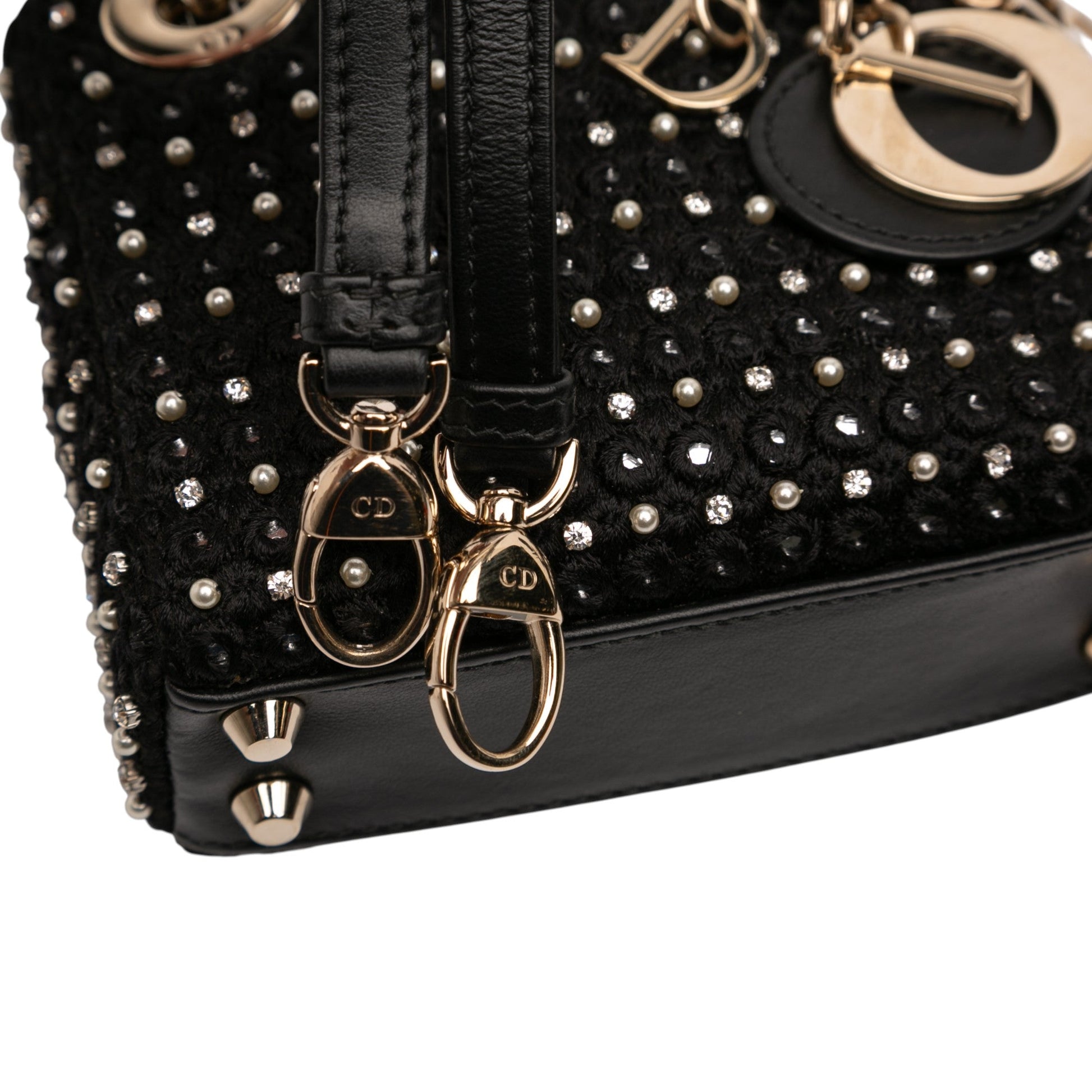 Dior Micro Satin Crystal Embellished Lady Dior