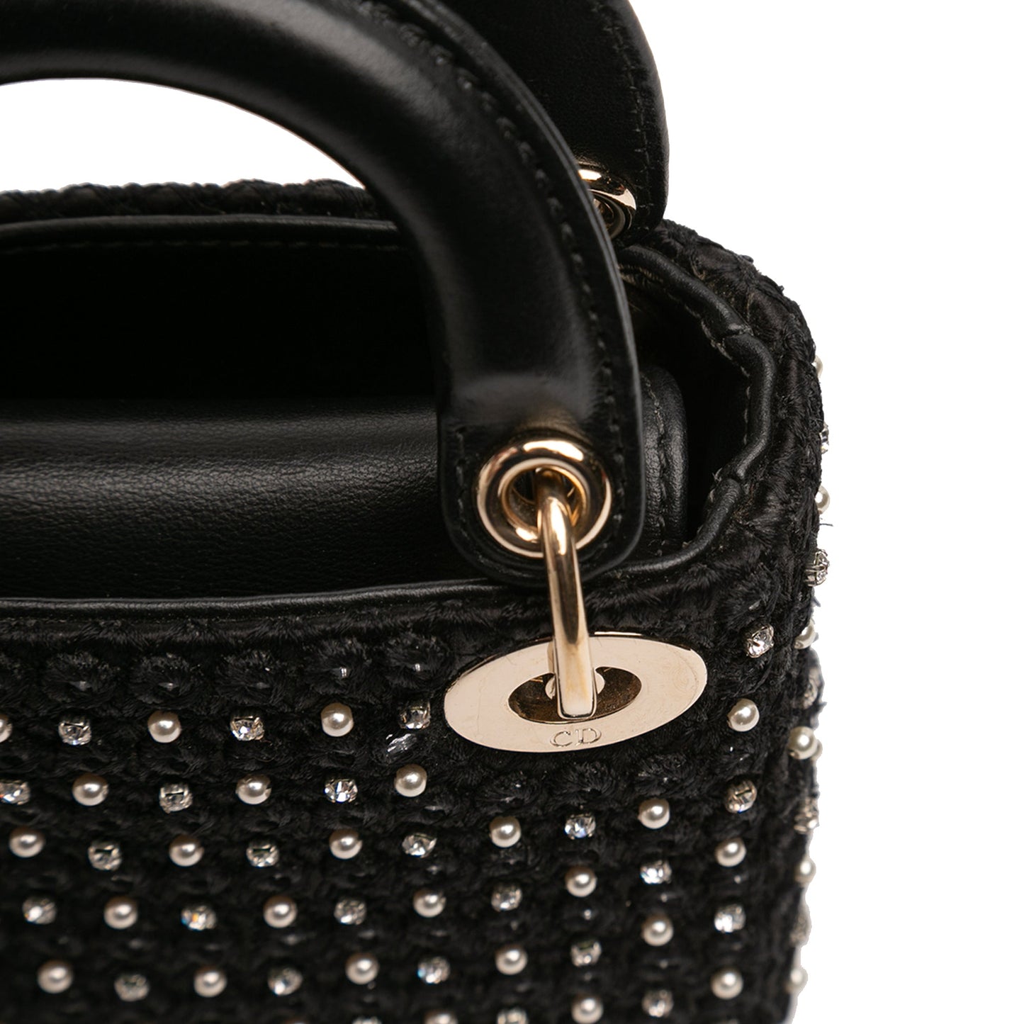 Dior Micro Satin Crystal Embellished Lady Dior
