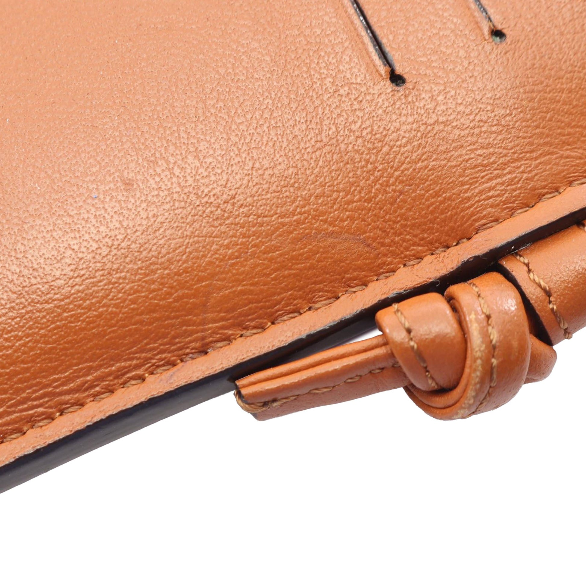 Fendi Calfskin and Suede O Lock Phone Holder