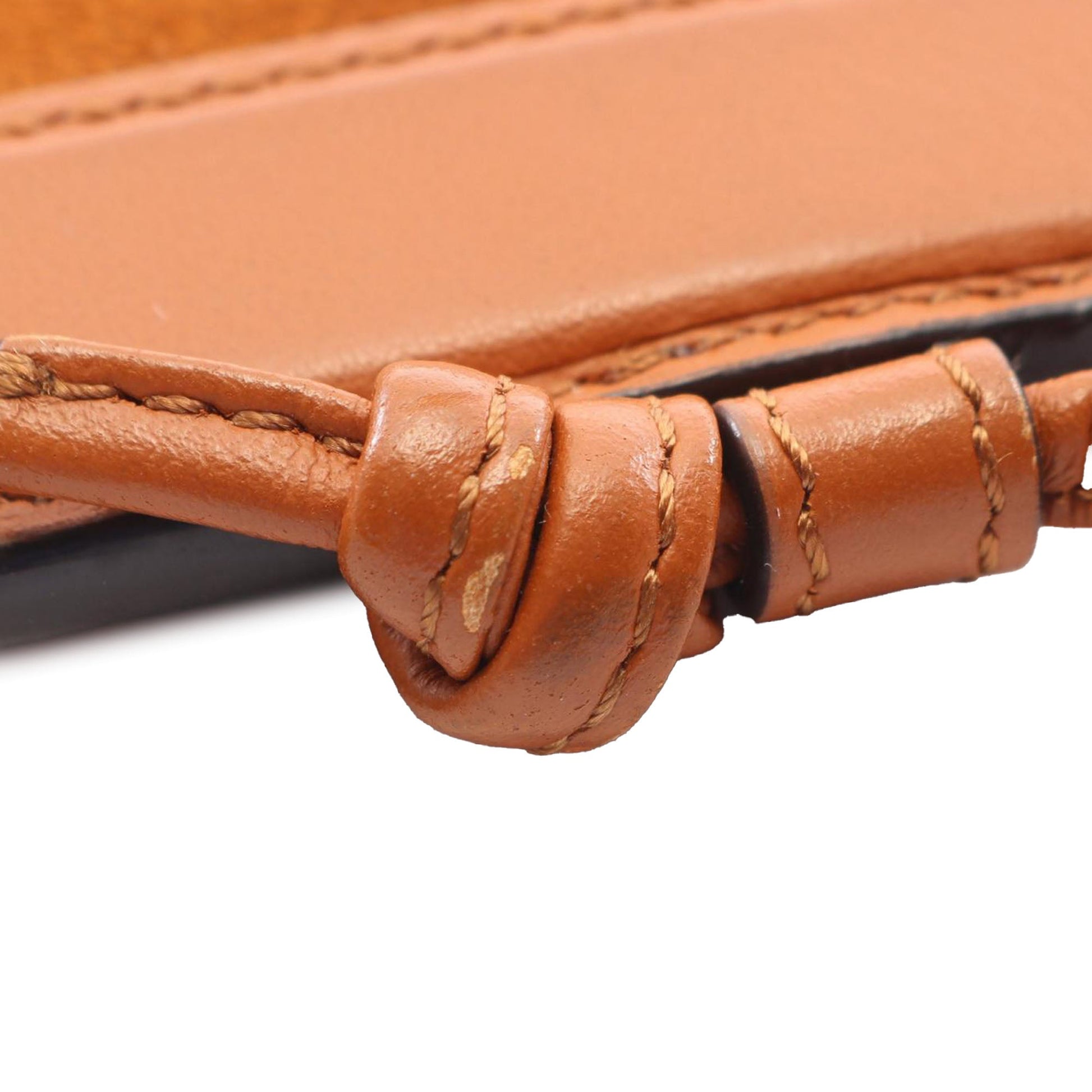Fendi Calfskin and Suede O Lock Phone Holder