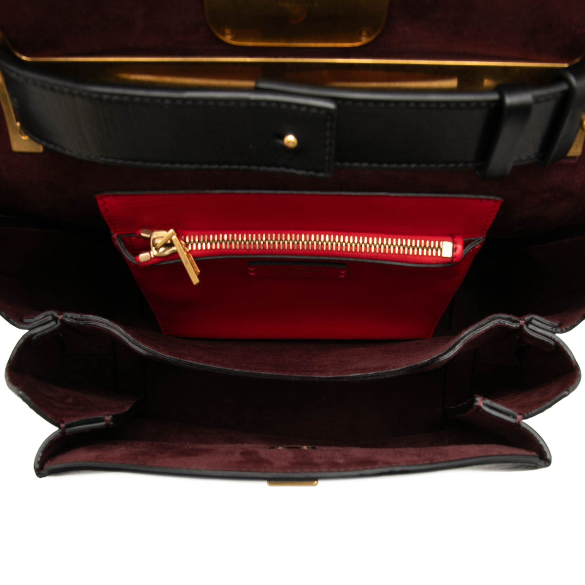 Valentino Medium Smooth Calfskin VRing Top Handle Bag
