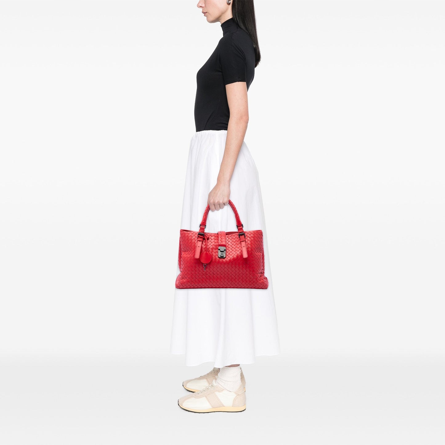 Bottega Veneta Medium Nappa Intrecciato Roma Tote