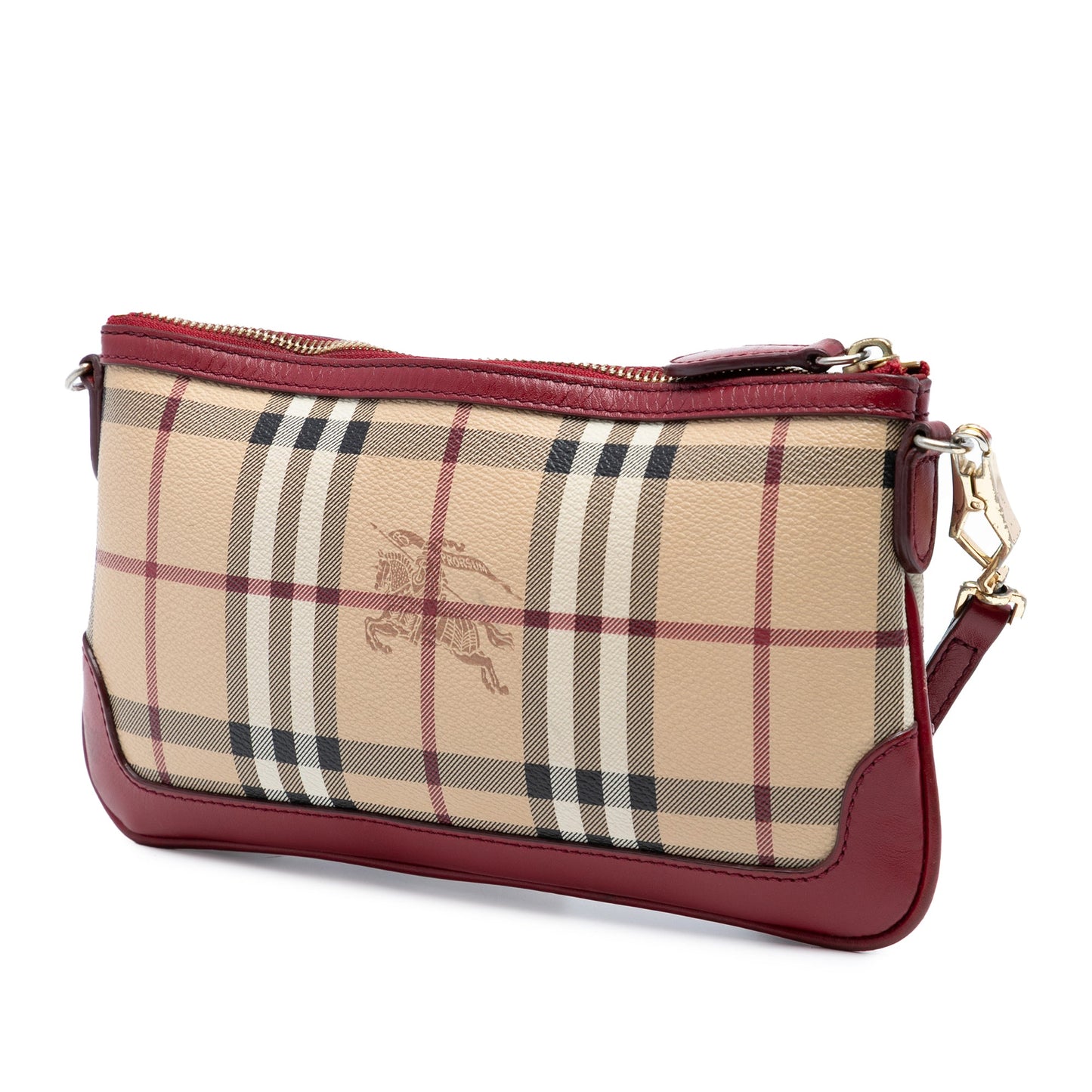 Burberry Haymarket Check Coated Canvas Peyton Crossbody