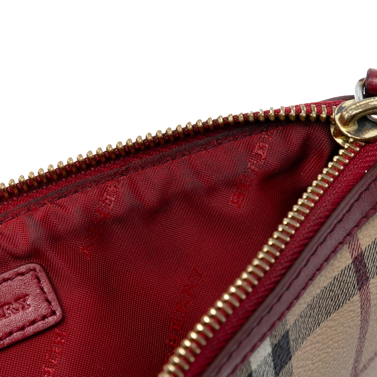 Burberry Haymarket Check Coated Canvas Peyton Crossbody