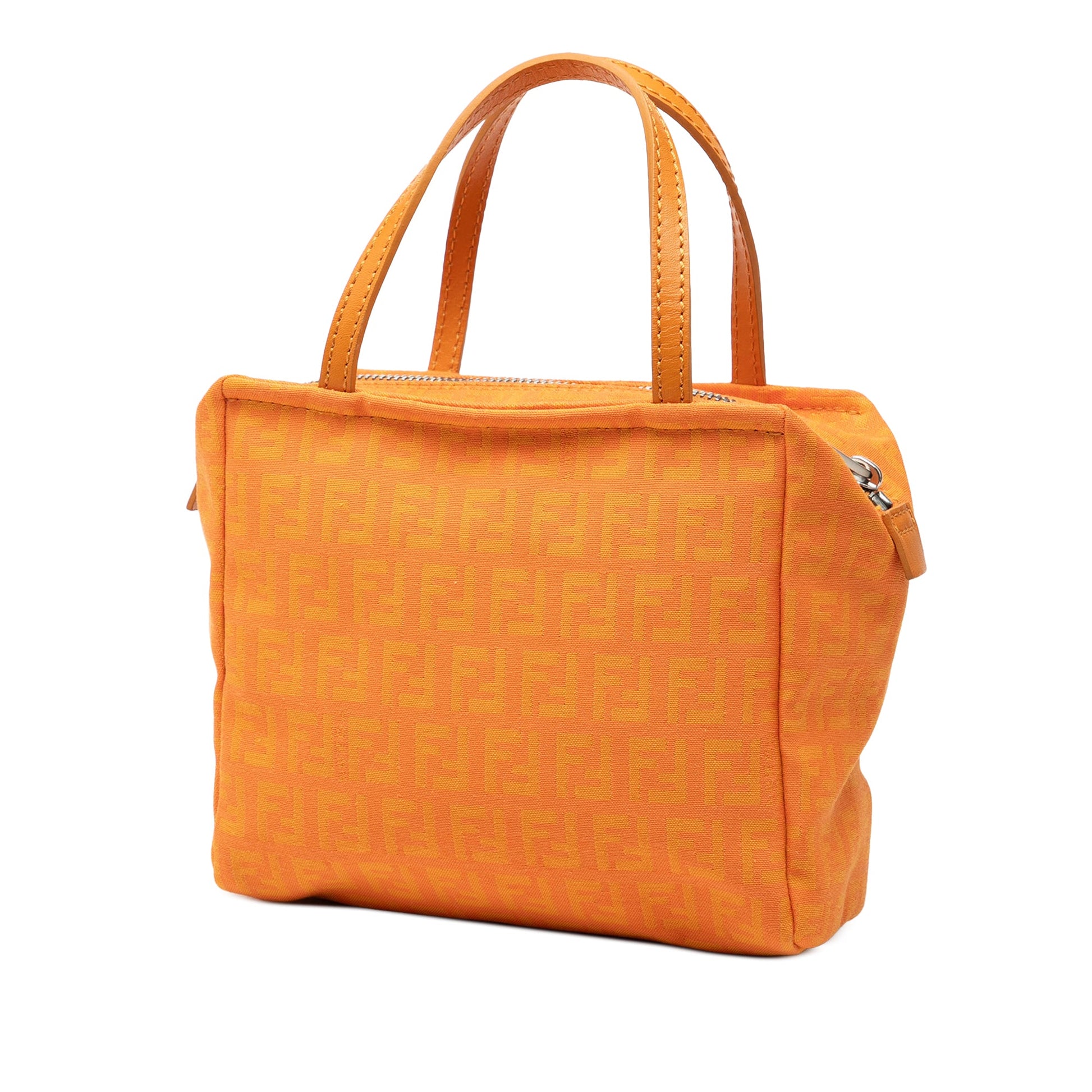 Fendi Zucchino Canvas Handbag