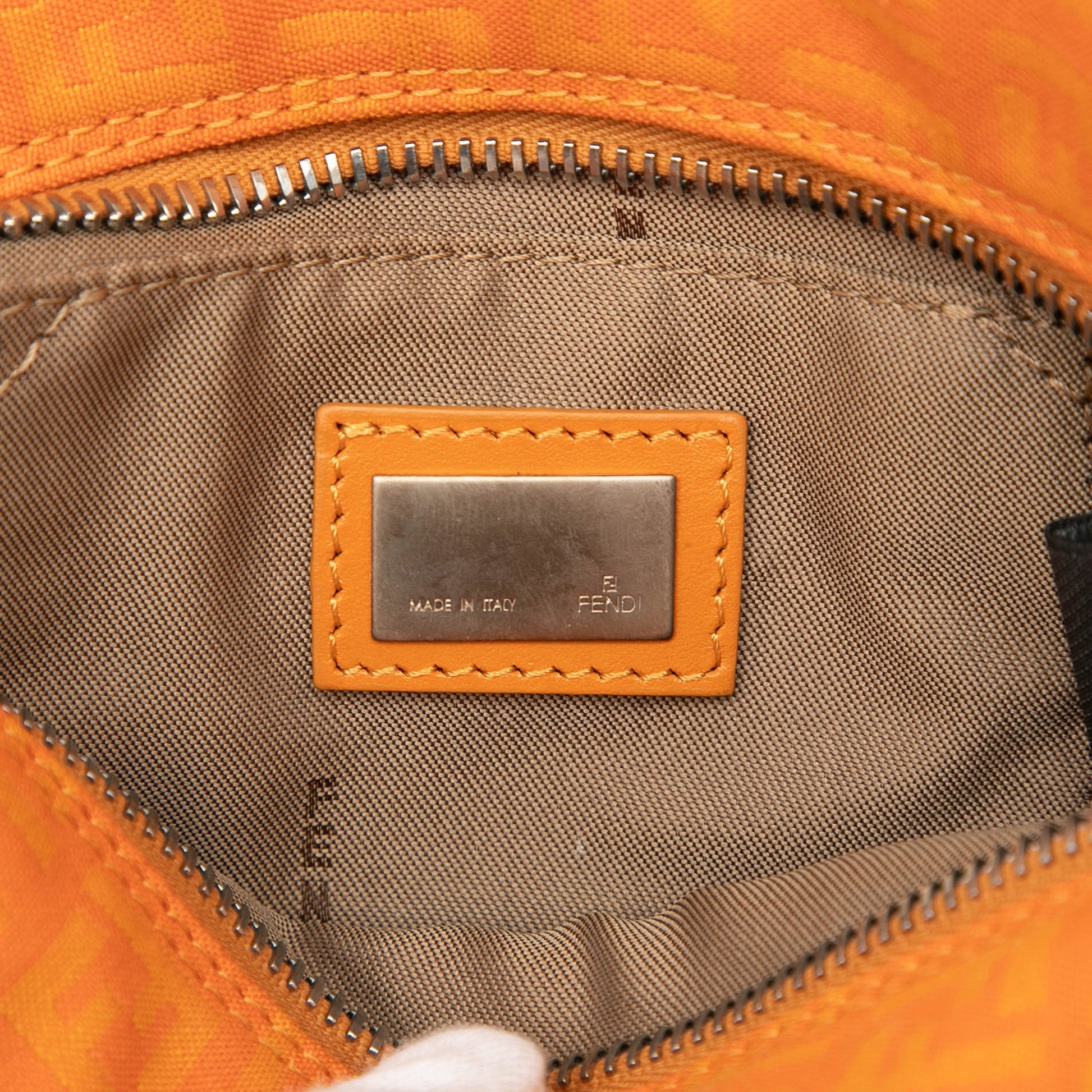 Fendi Zucchino Canvas Handbag