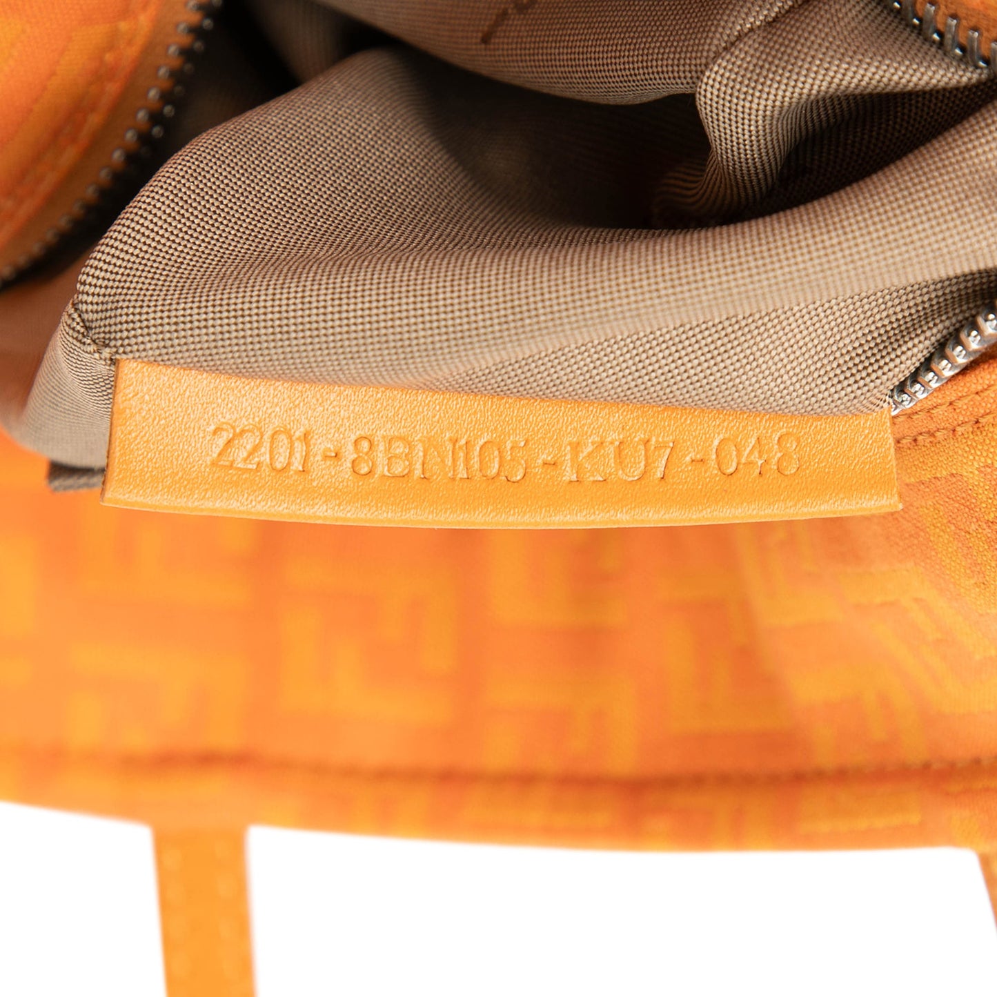 Fendi Zucchino Canvas Handbag