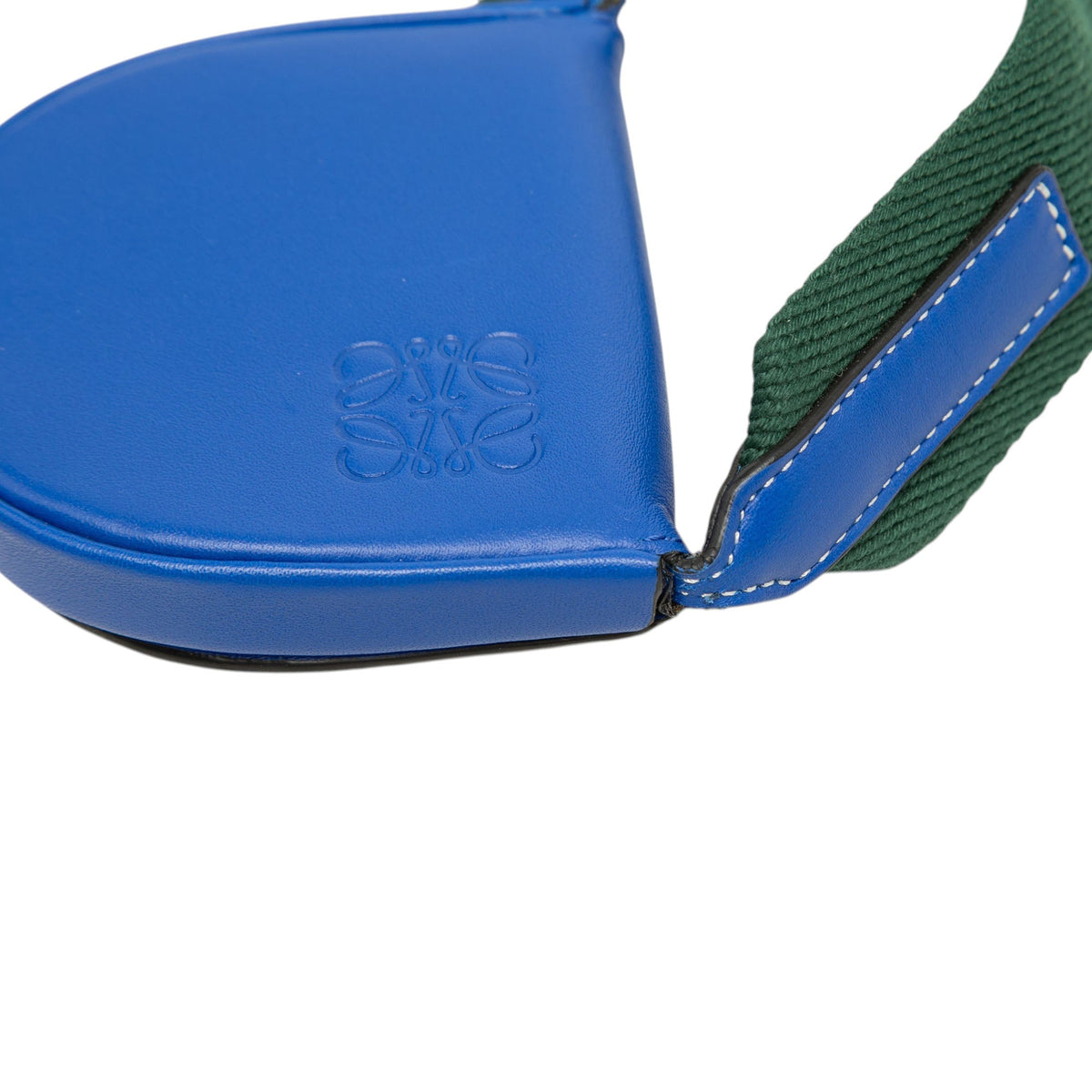 LOEWE Mini Soft Calfskin Heel Pouch — Blue