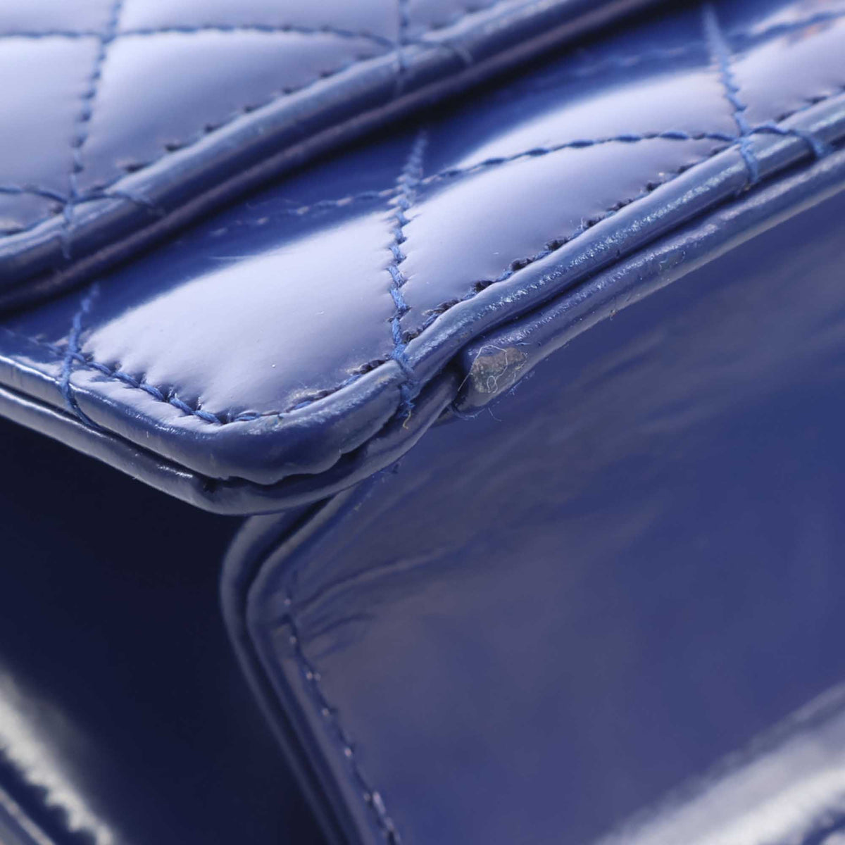 Chanel CC Quilted Patent Square Flap