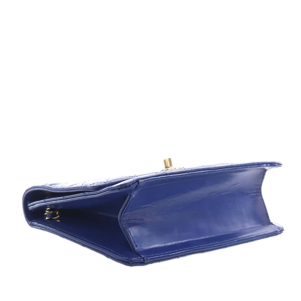 Chanel CC Quilted Patent Square Flap