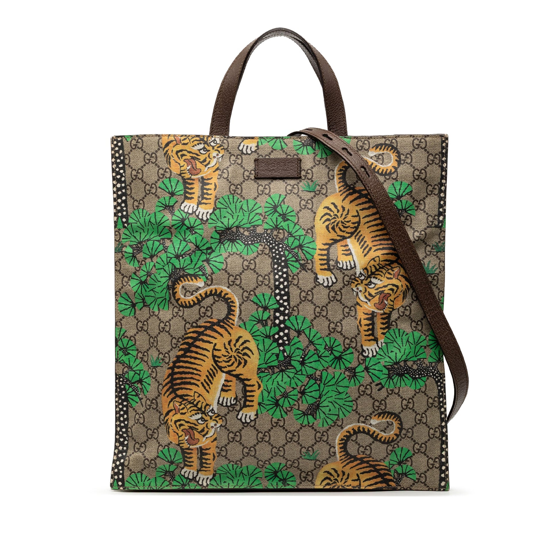 Gucci GG Supreme Bengal Convertible Tote