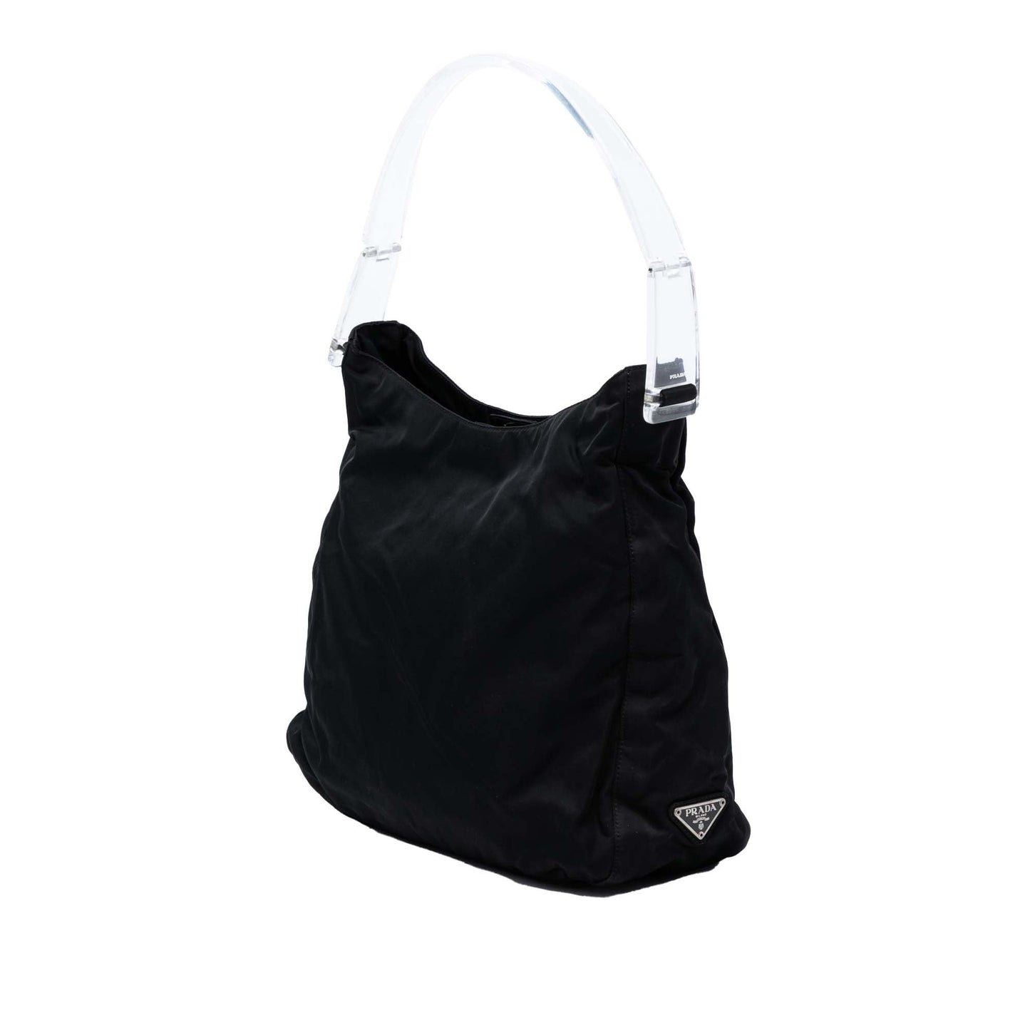 Prada Tessuto Acrylic Handle Bag