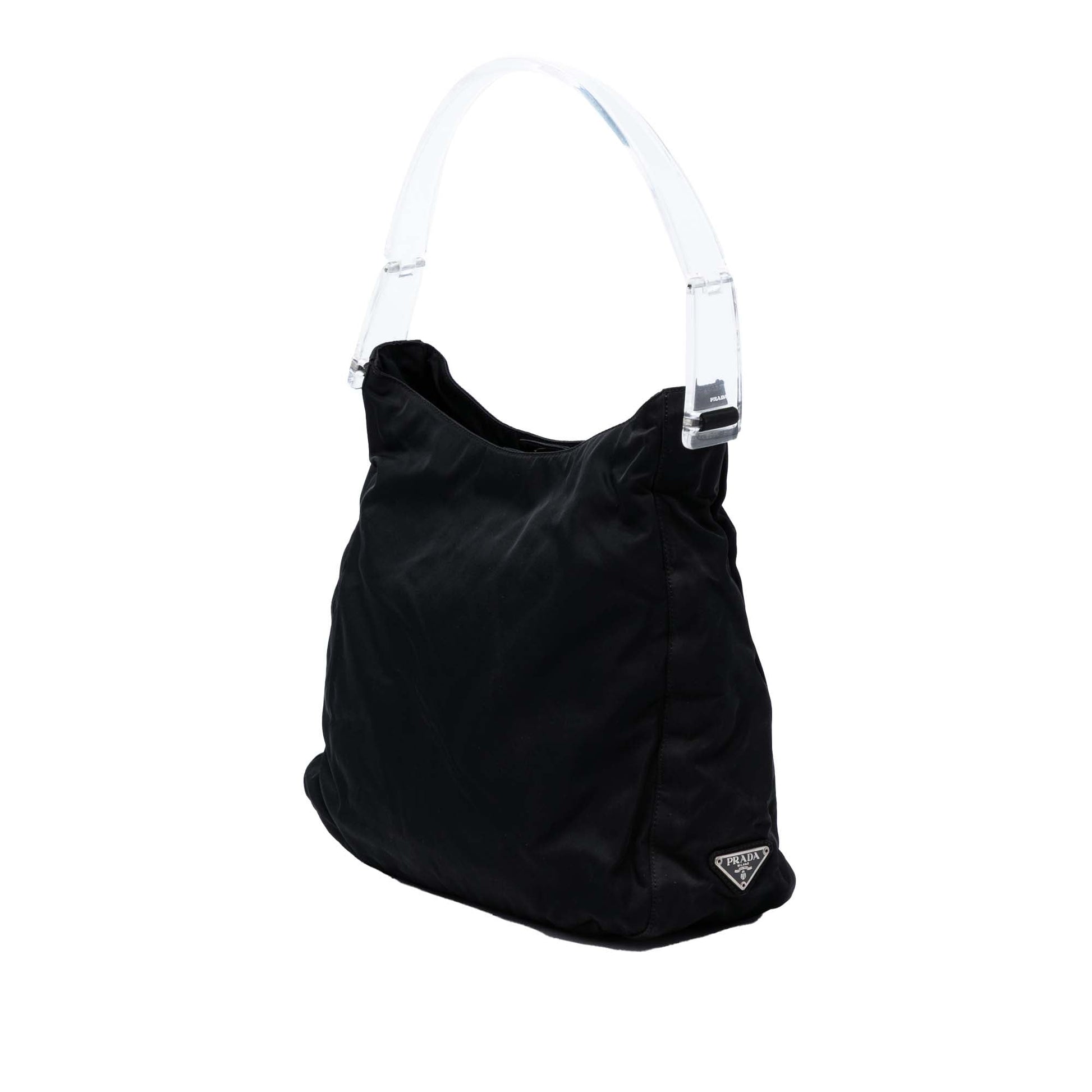 Prada Tessuto Acrylic Handle Bag