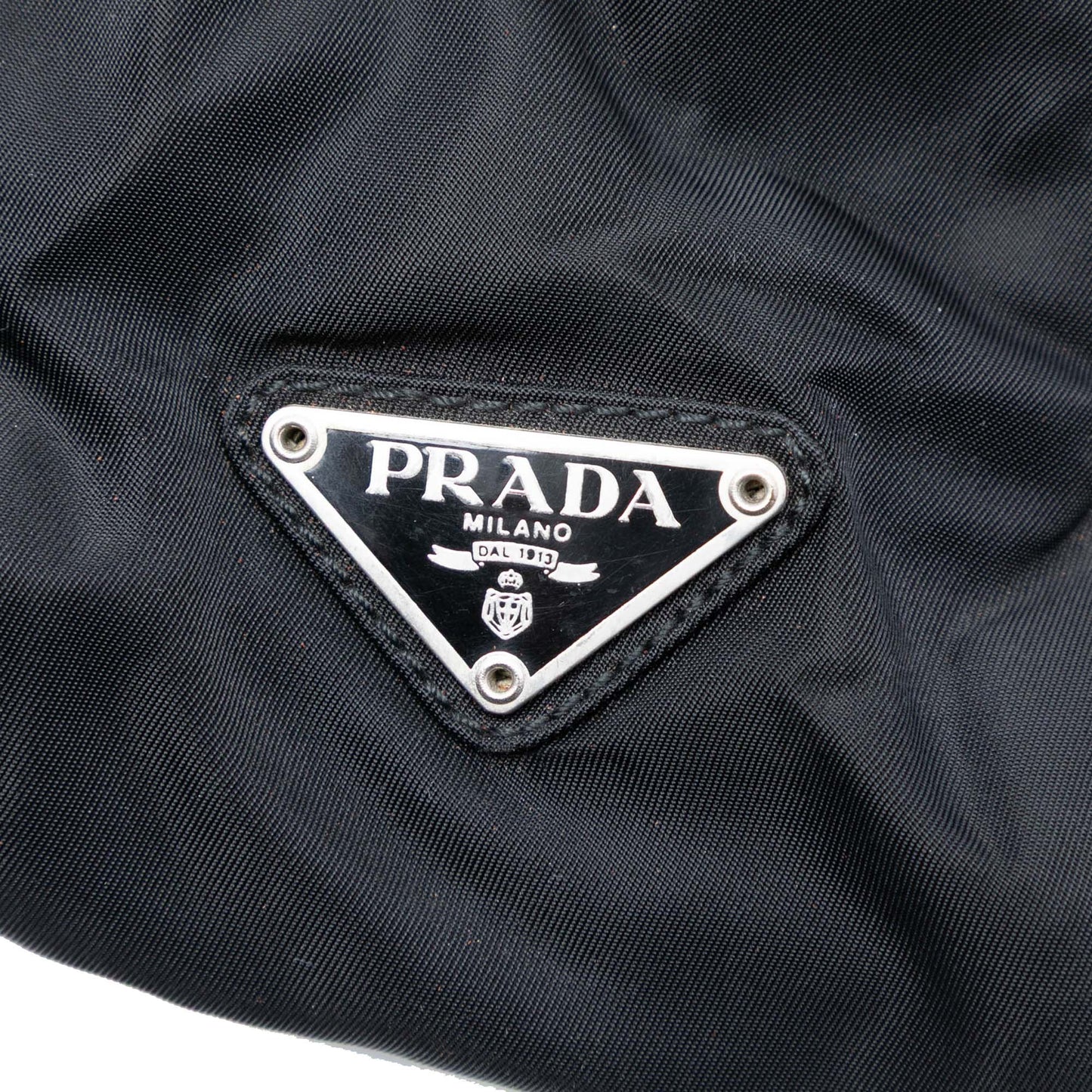 Prada Tessuto Acrylic Handle Bag