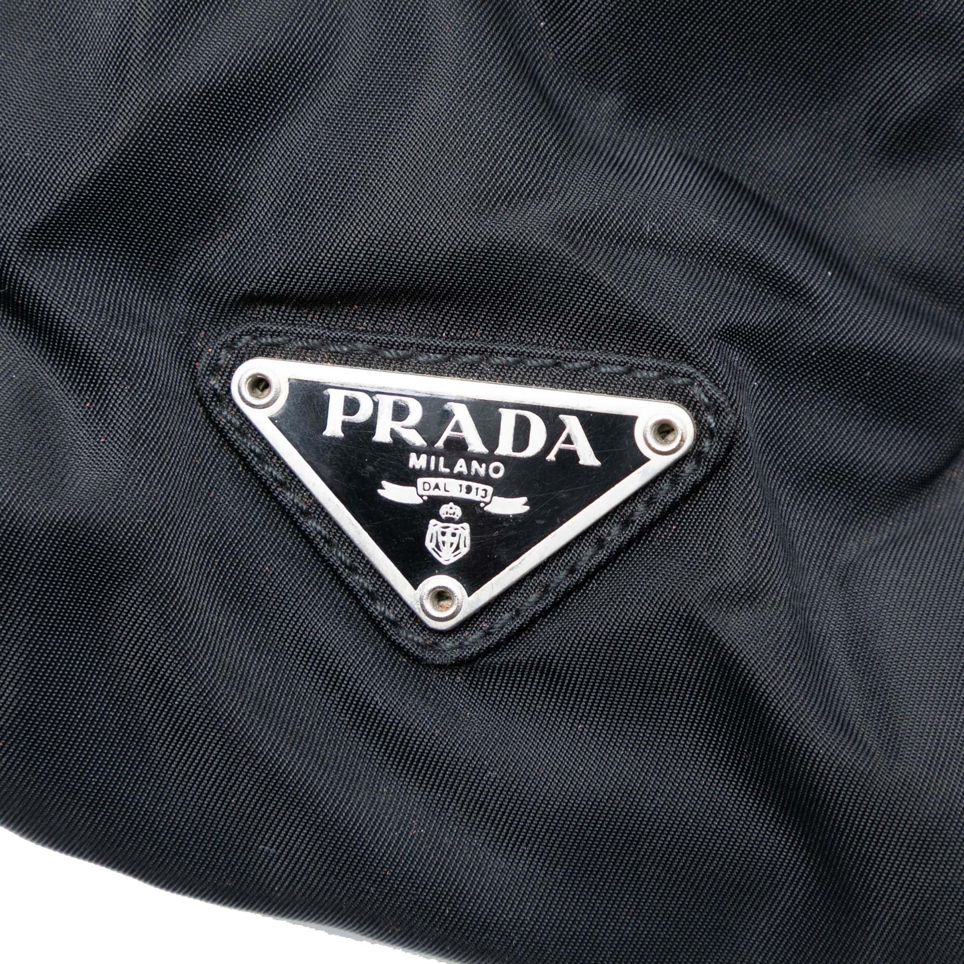 Prada Tessuto Acrylic Handle Bag