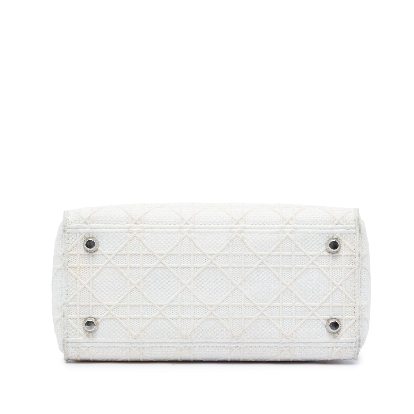 Dior Medium Embroidered Canvas Cannage Lady D Lite