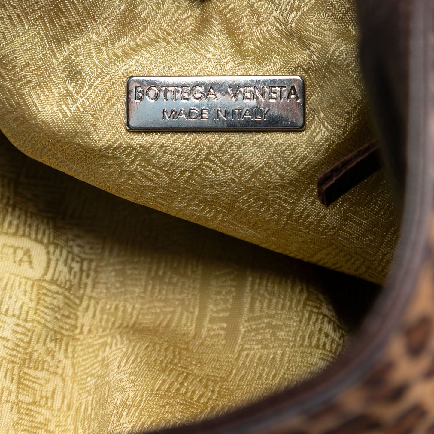Bottega Veneta Nylon Leopard Print Tote