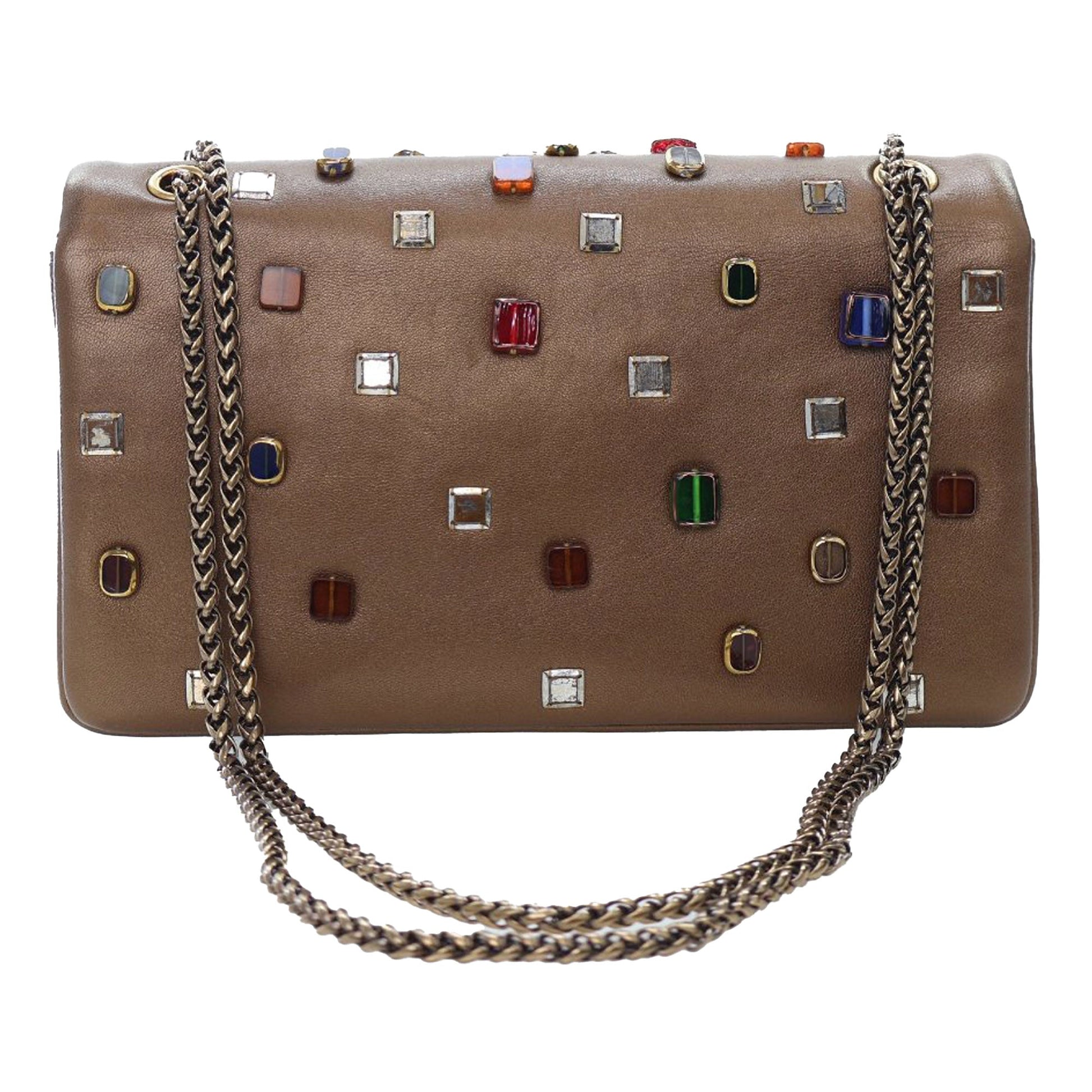 Paris Byzance Gripoix Bijoux Reissue 2.55 Calfskin Single Flap 225
