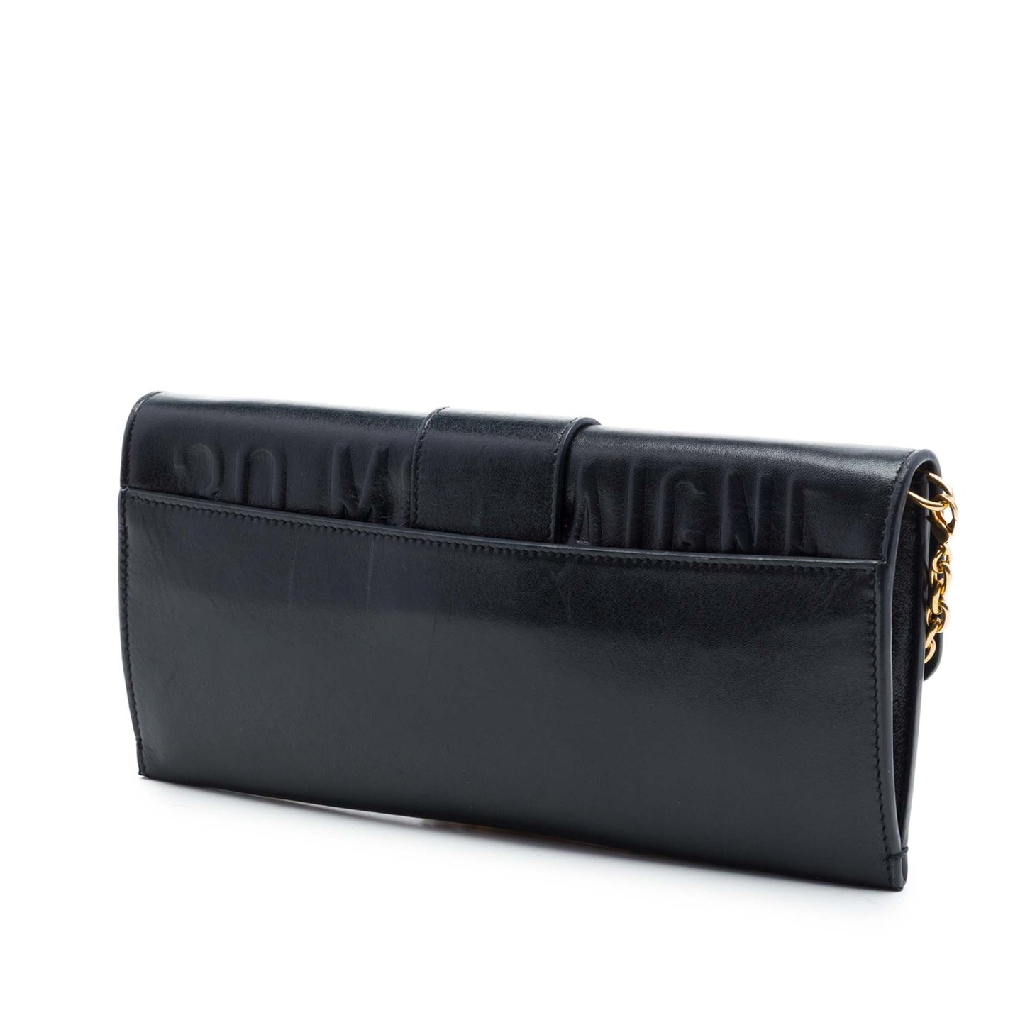 Dior Leather Montaigne 30 Clutch with Chain