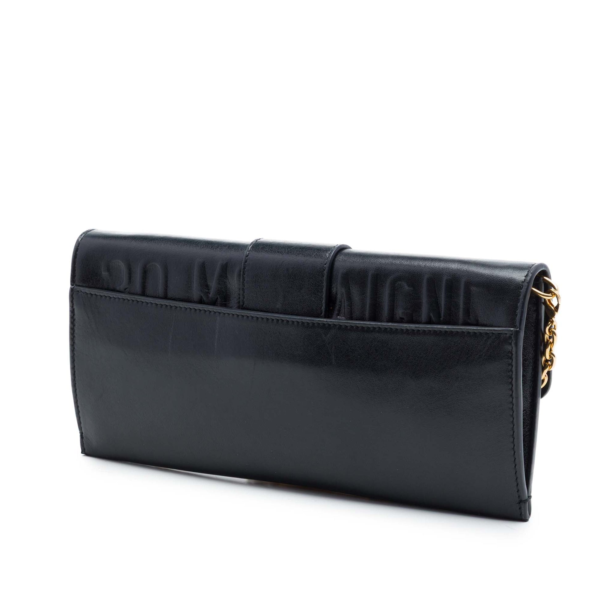 Dior Leather Montaigne 30 Clutch with Chain