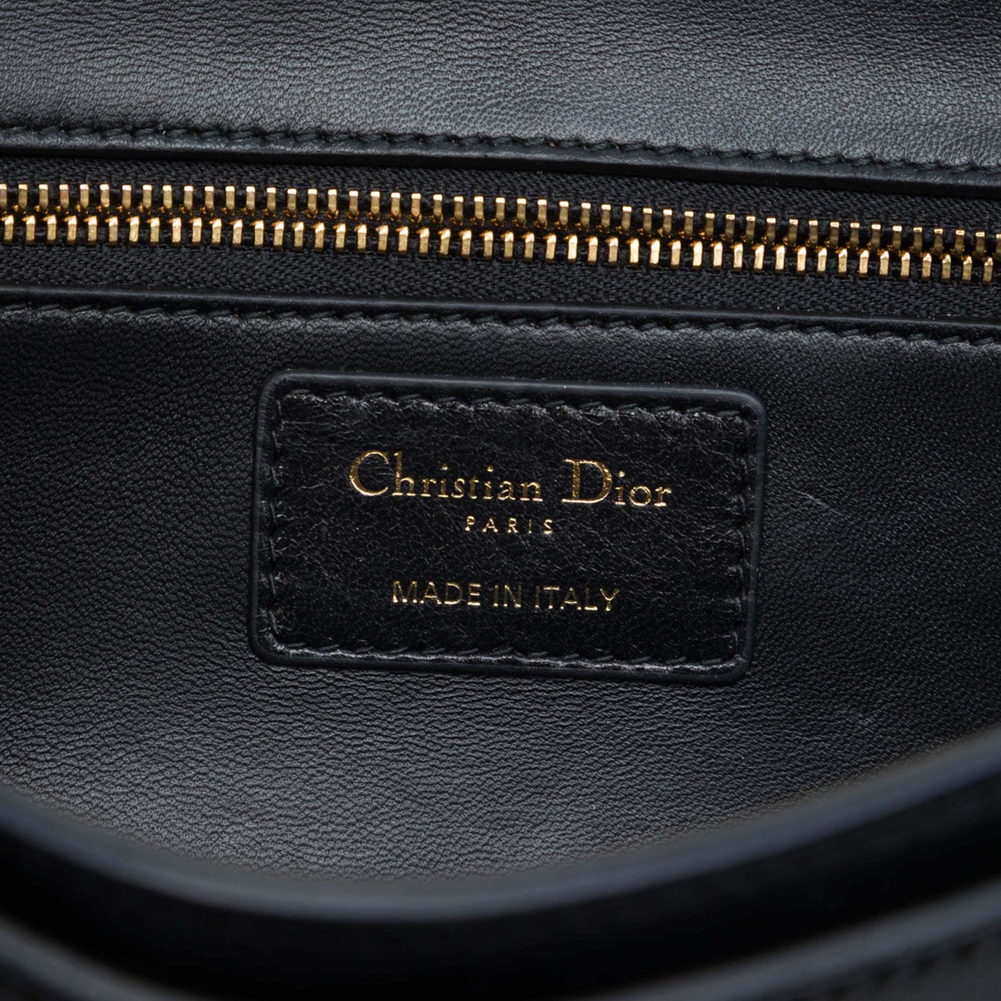 Dior Leather Montaigne 30 Clutch with Chain