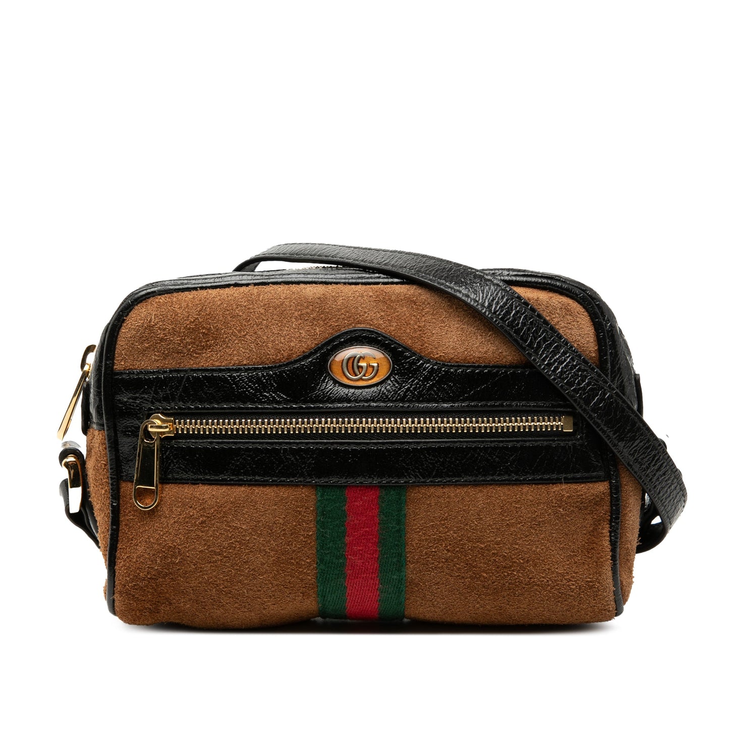 Gucci Mini Suede Web Ophidia Crossbody