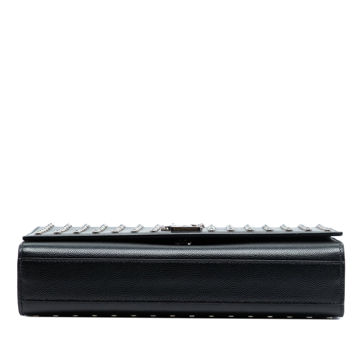 Saint Laurent Medium Grain De Poudre Studded Kate Crossbody