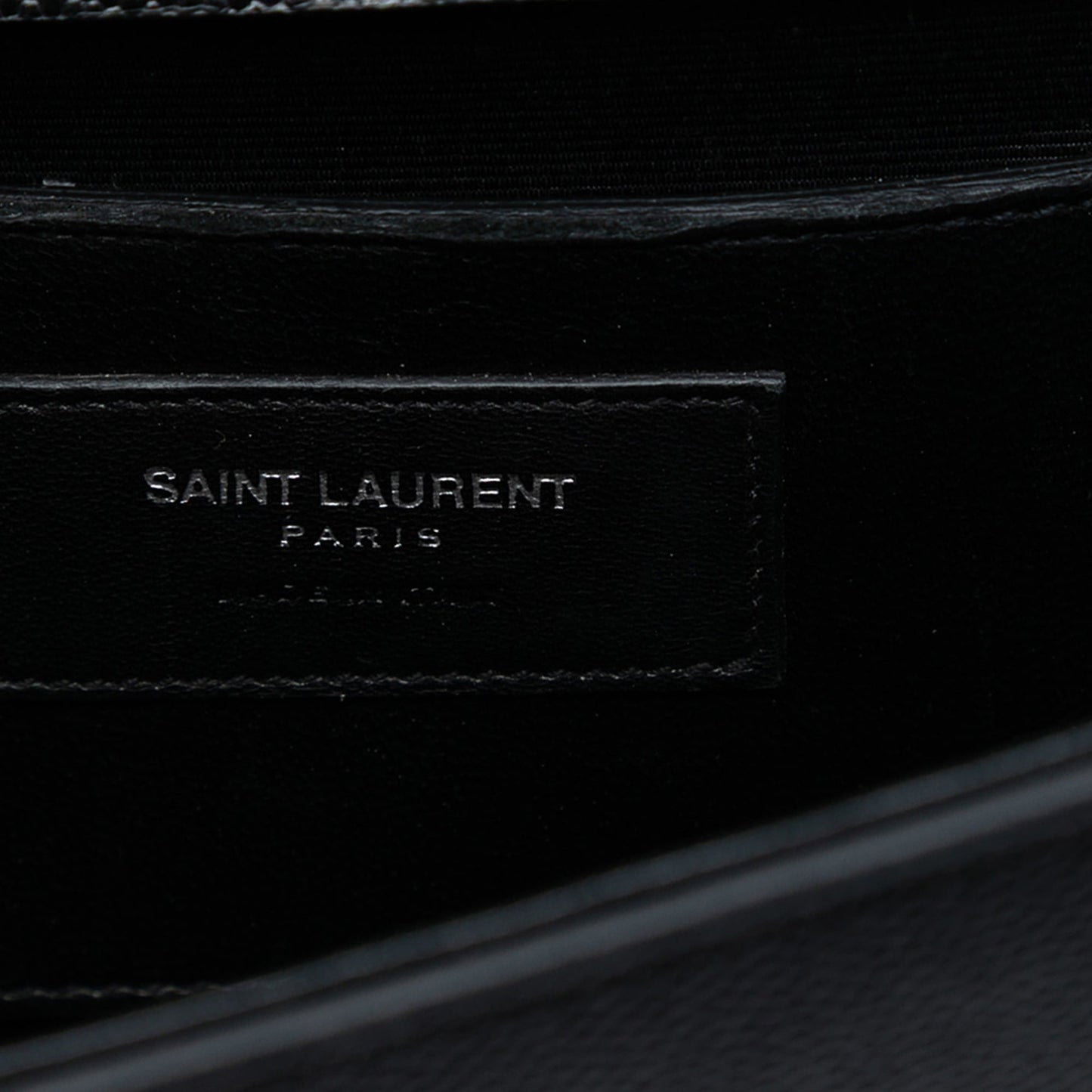 Saint Laurent Medium Grain De Poudre Studded Kate Crossbody