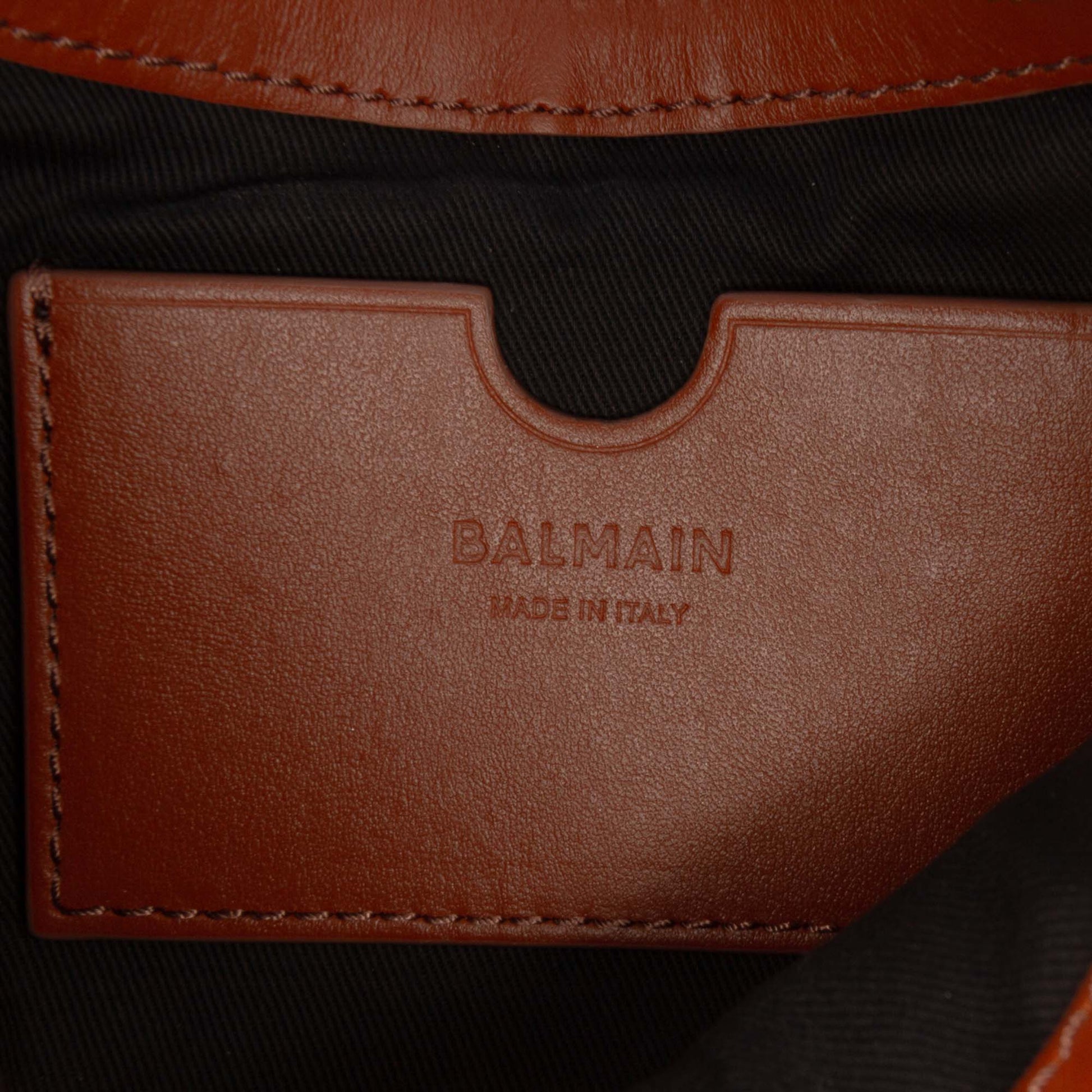 Balmain Canvas B Army Logo Shoulder Bag