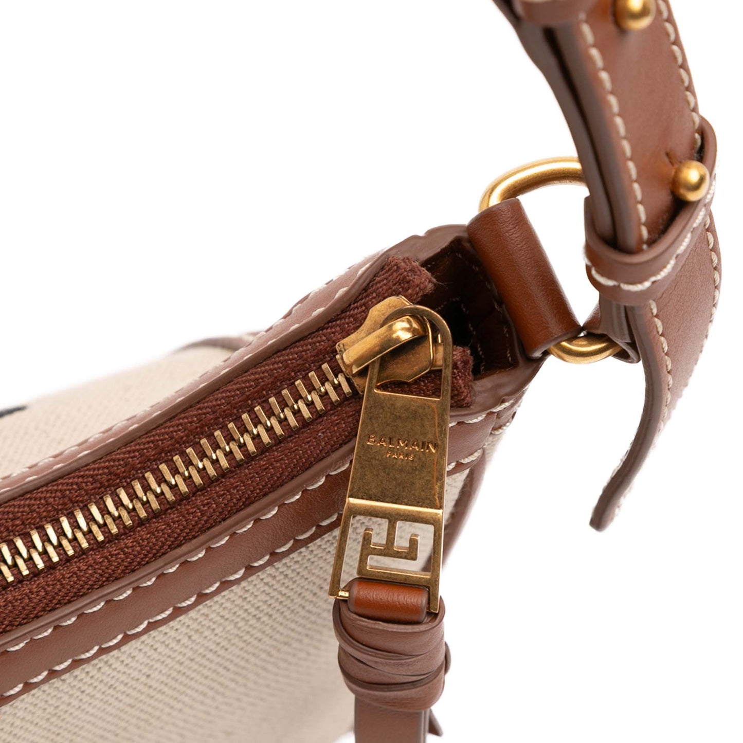 Balmain Canvas B Army Logo Shoulder Bag