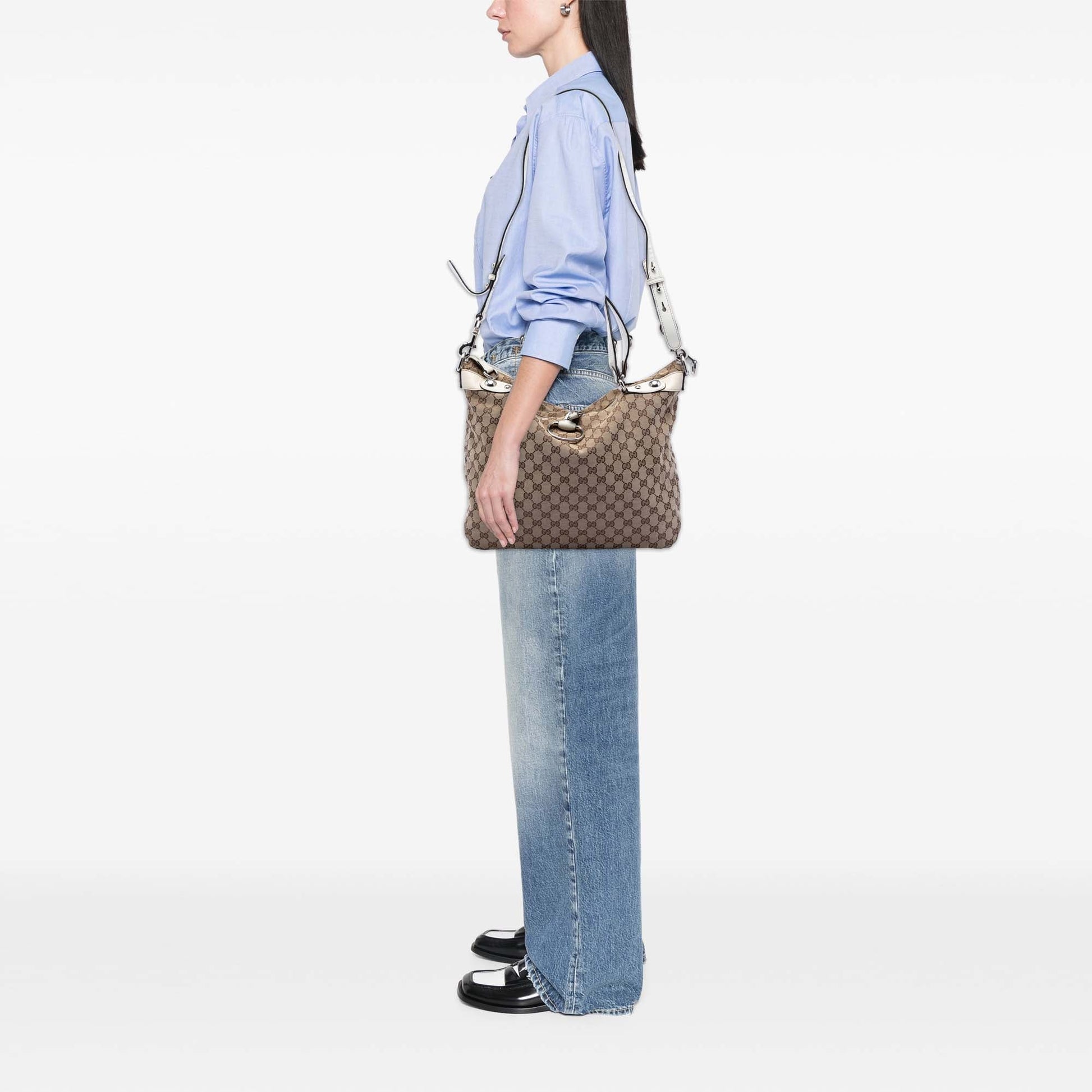 Gucci GG Canvas Icon Bit Satchel