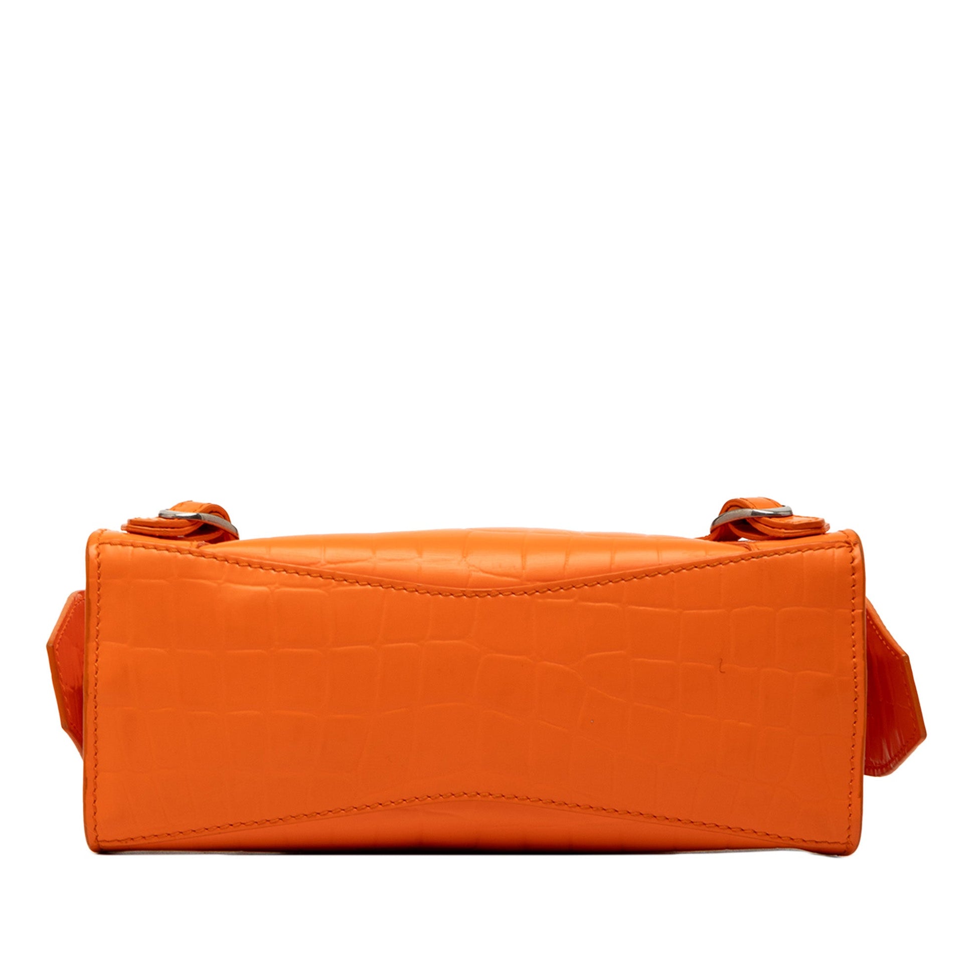 Balenciaga Mini Croc Embossed Calfskin Neo Classic City