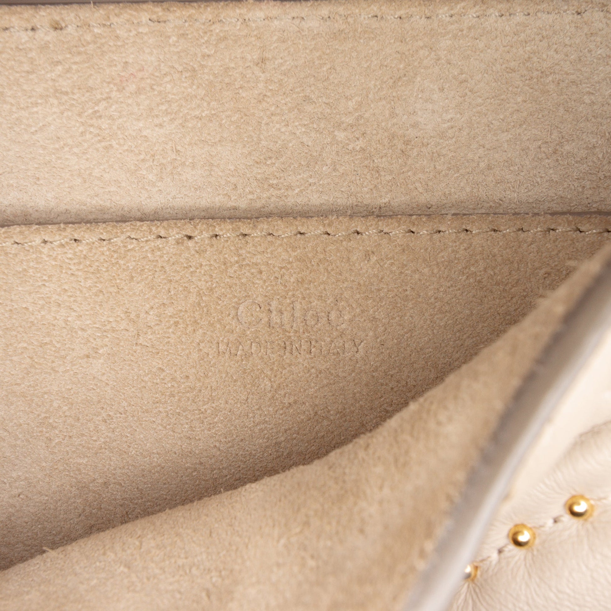 Chloé Mini Studded Leather Drew Bijou Satchel