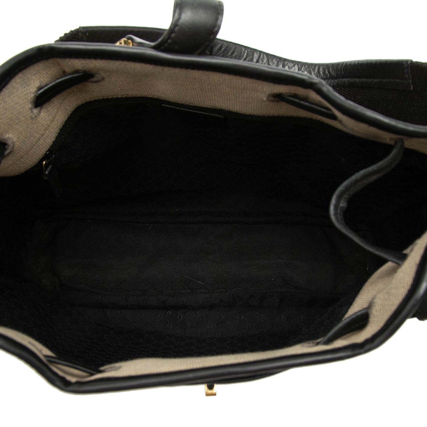 Canvas Jackie Drawstring Shoulder Bag