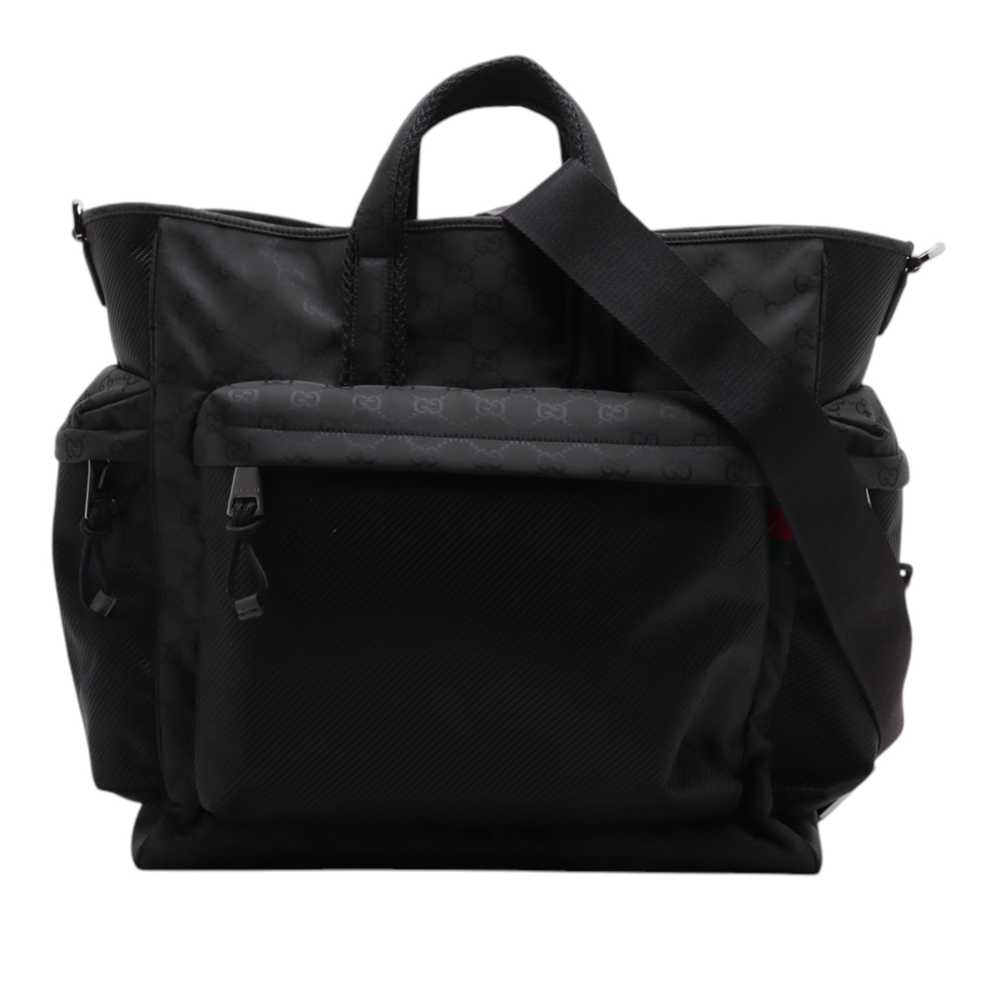 Gucci Large GG Nylon Nexus Satchel