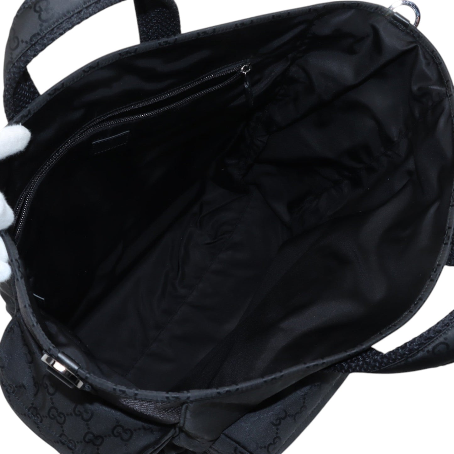 Gucci Large GG Nylon Nexus Satchel