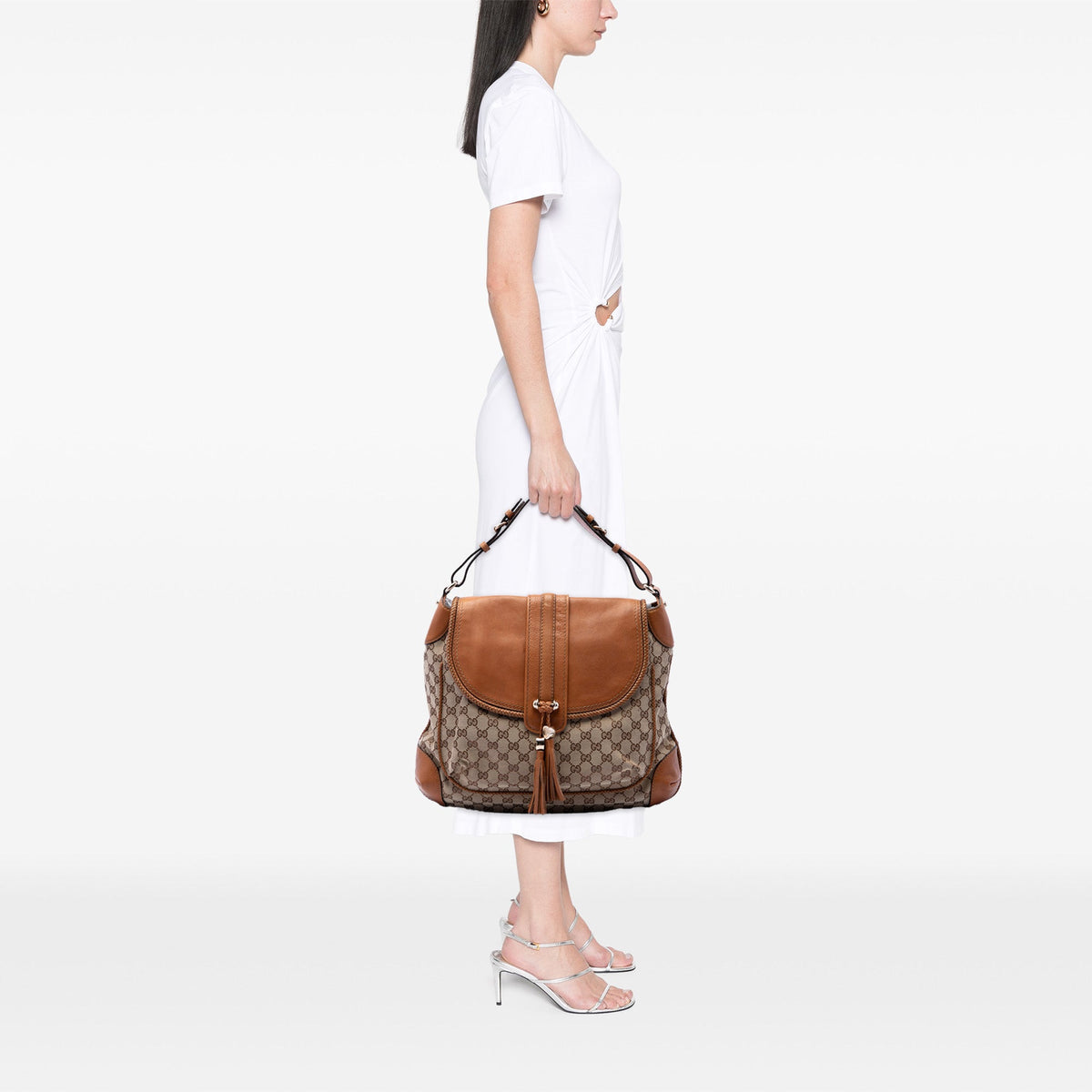 Gucci GG Canvas Marrakech Shoulder Bag