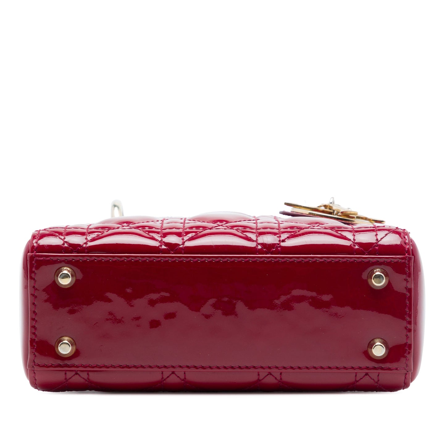 Dior Mini Patent Cannage Lady Dior