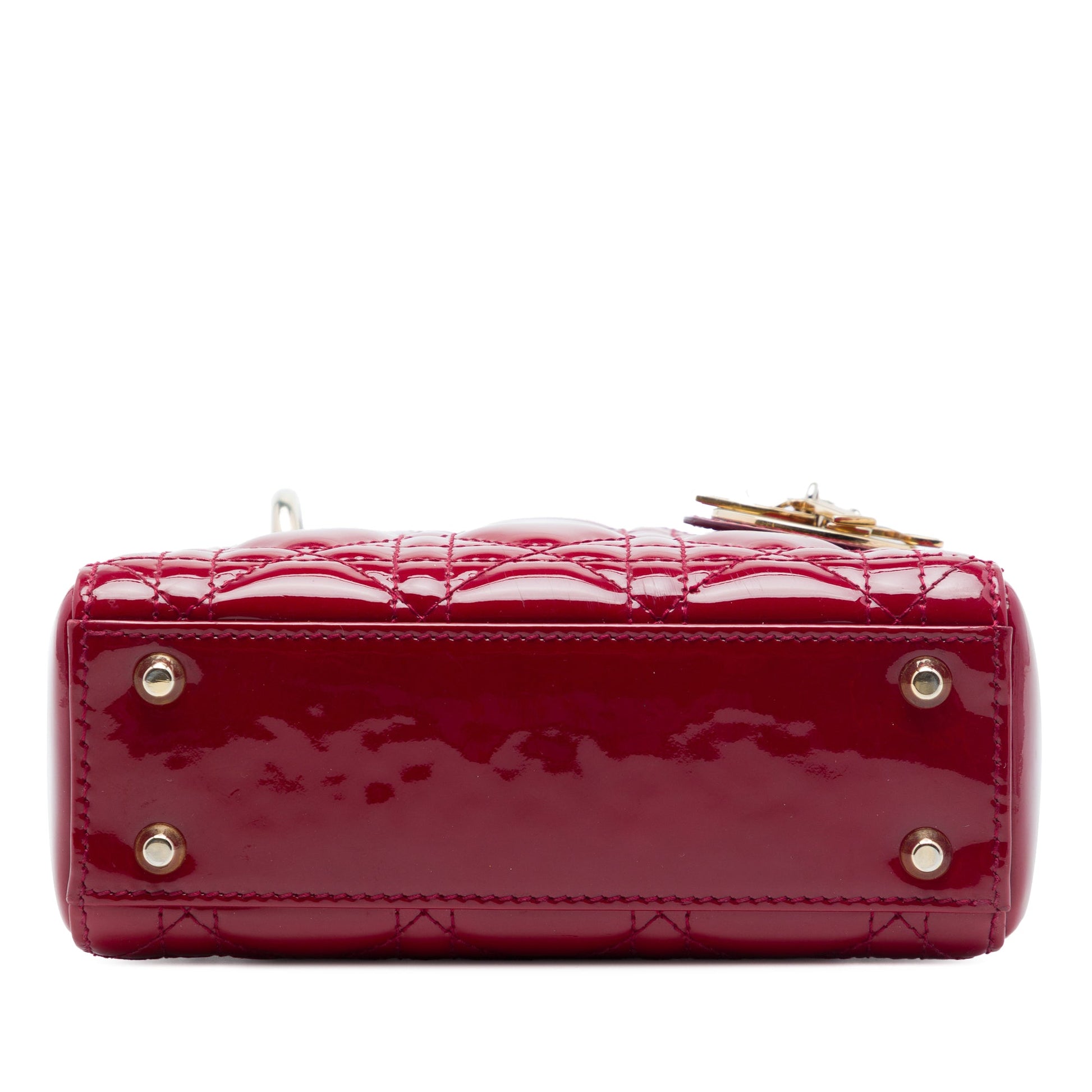 Dior Mini Patent Cannage Lady Dior