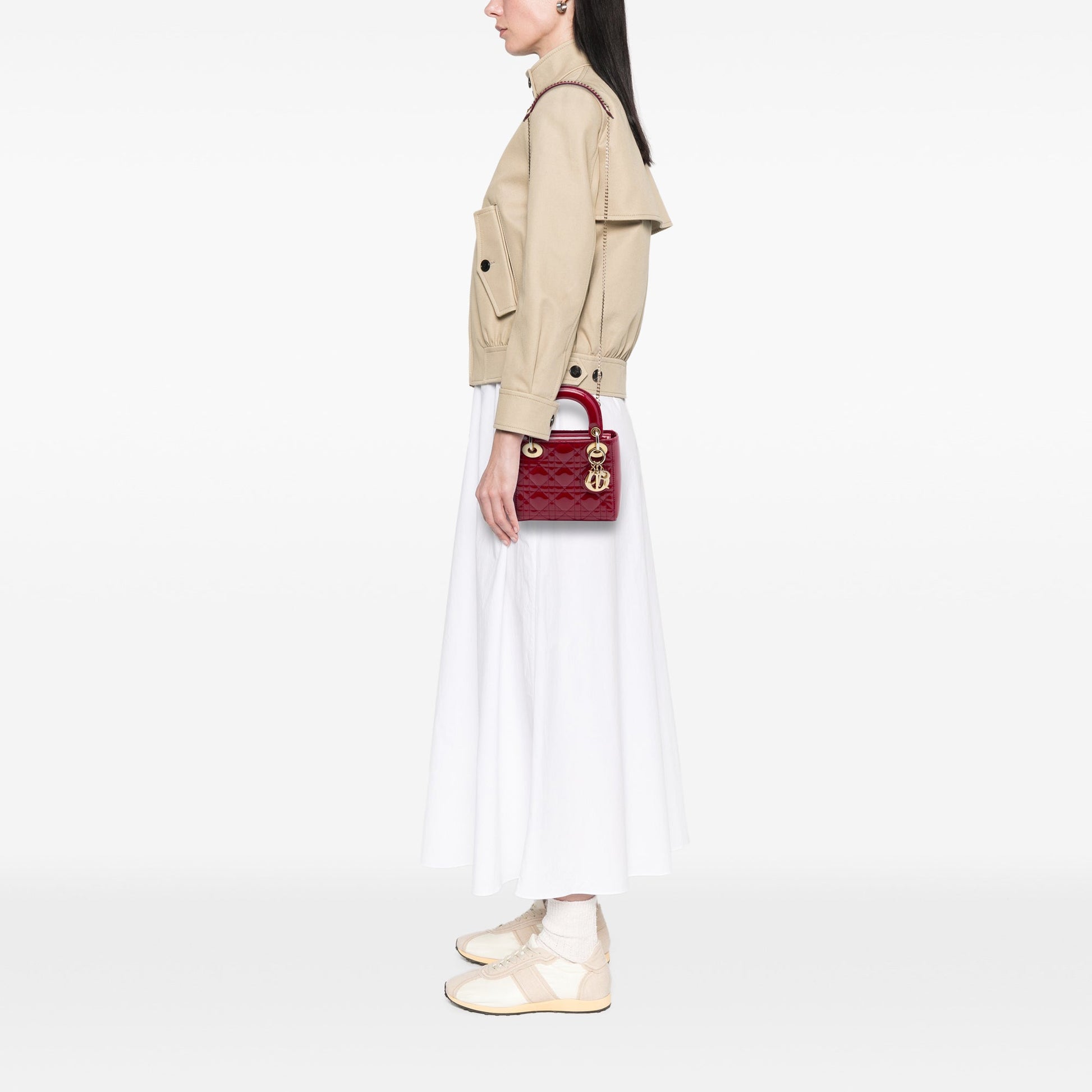 Dior Mini Patent Cannage Lady Dior