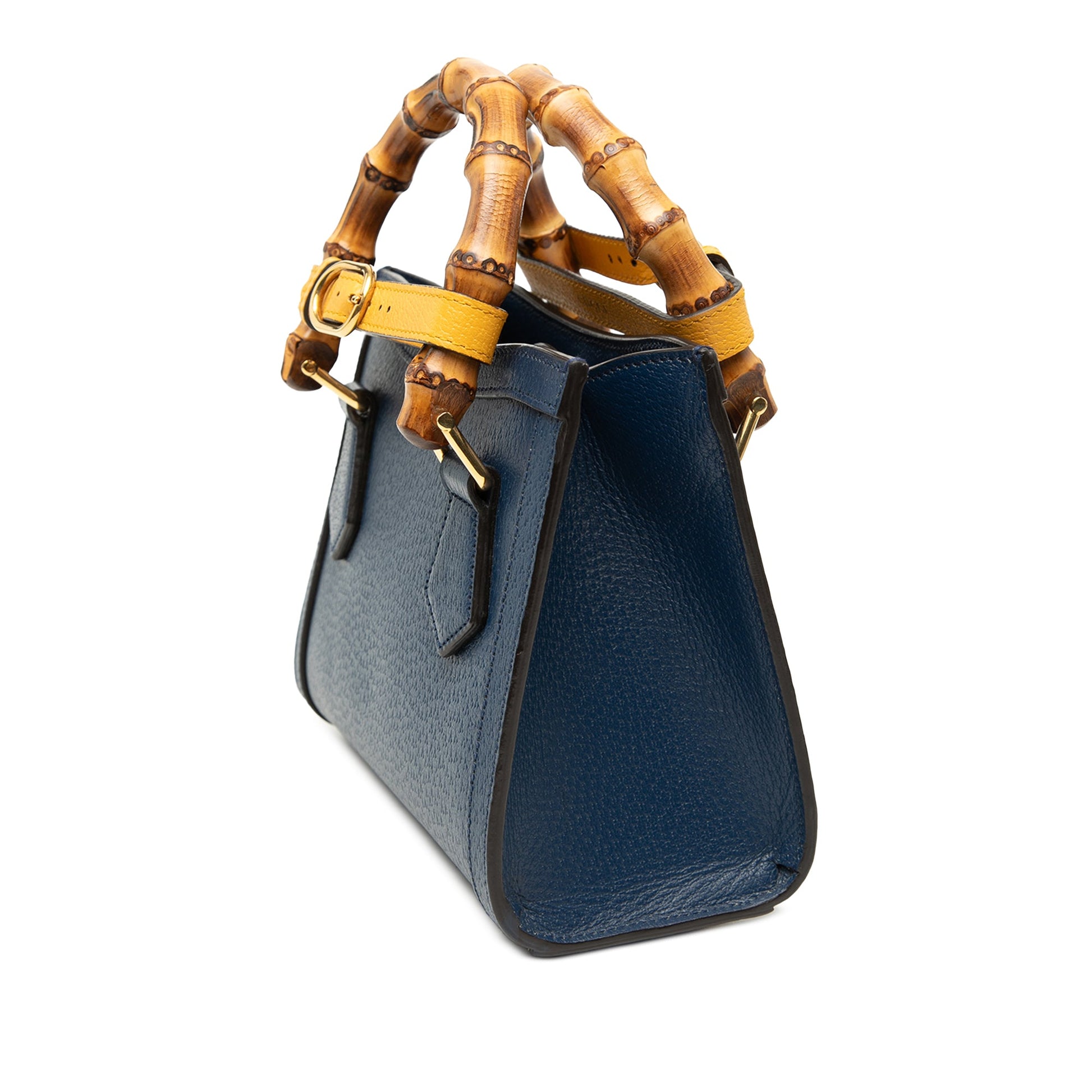 Gucci Mini Calfskin Bamboo Diana Satchel