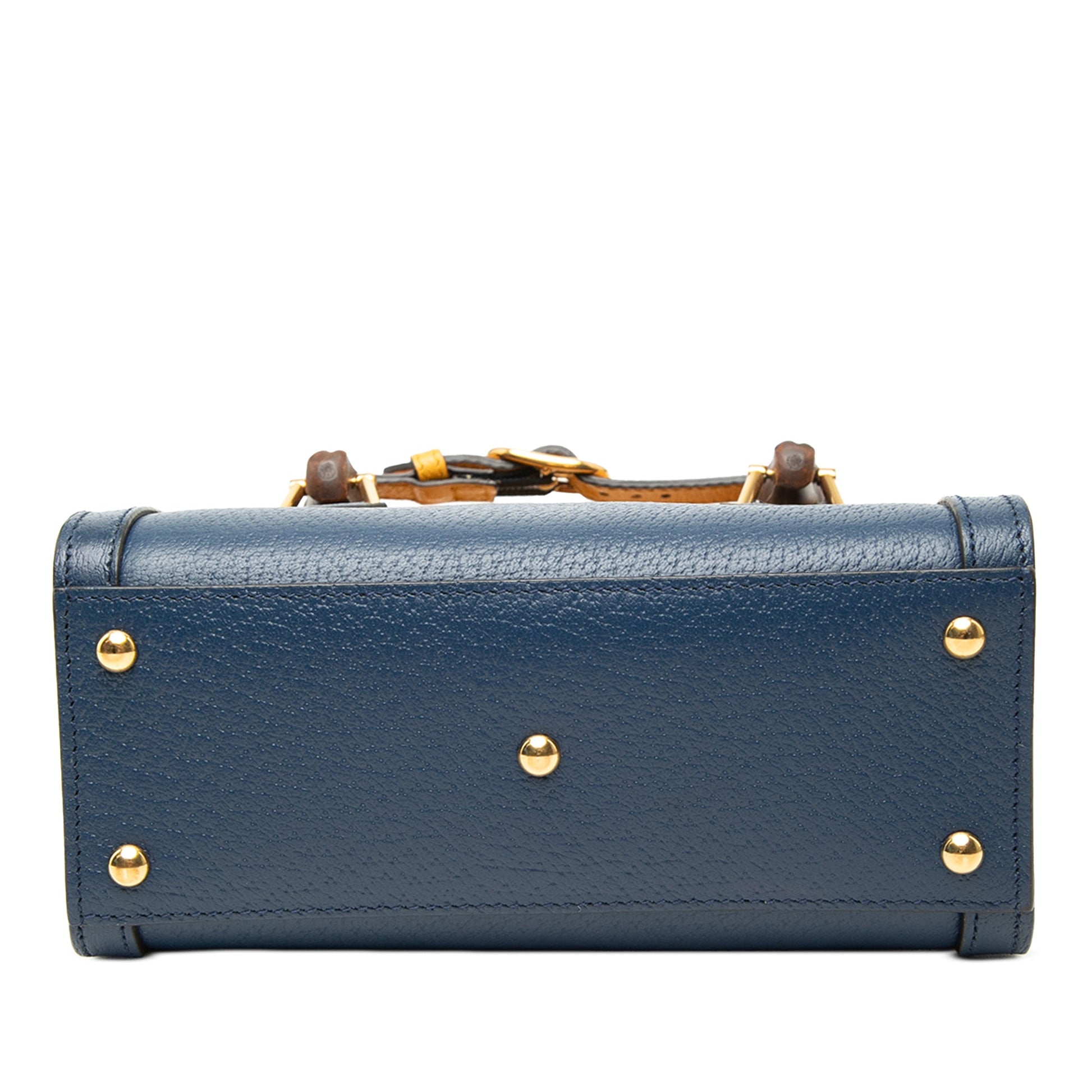 Gucci Mini Calfskin Bamboo Diana Satchel